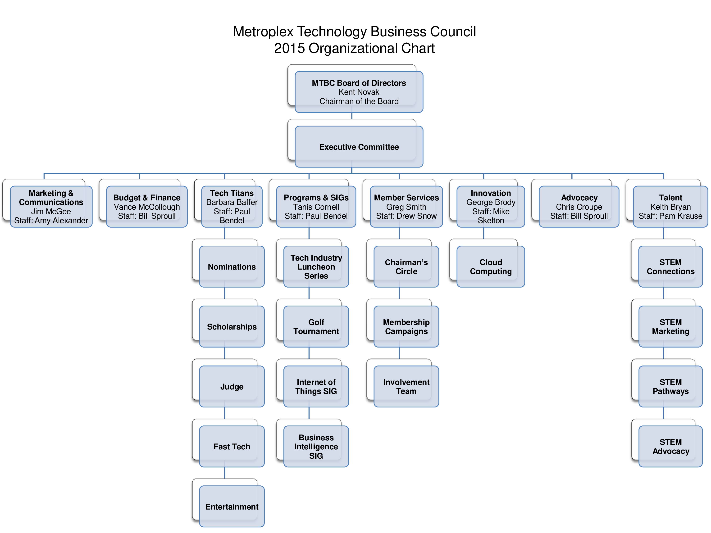 Committee Organization Chart Template