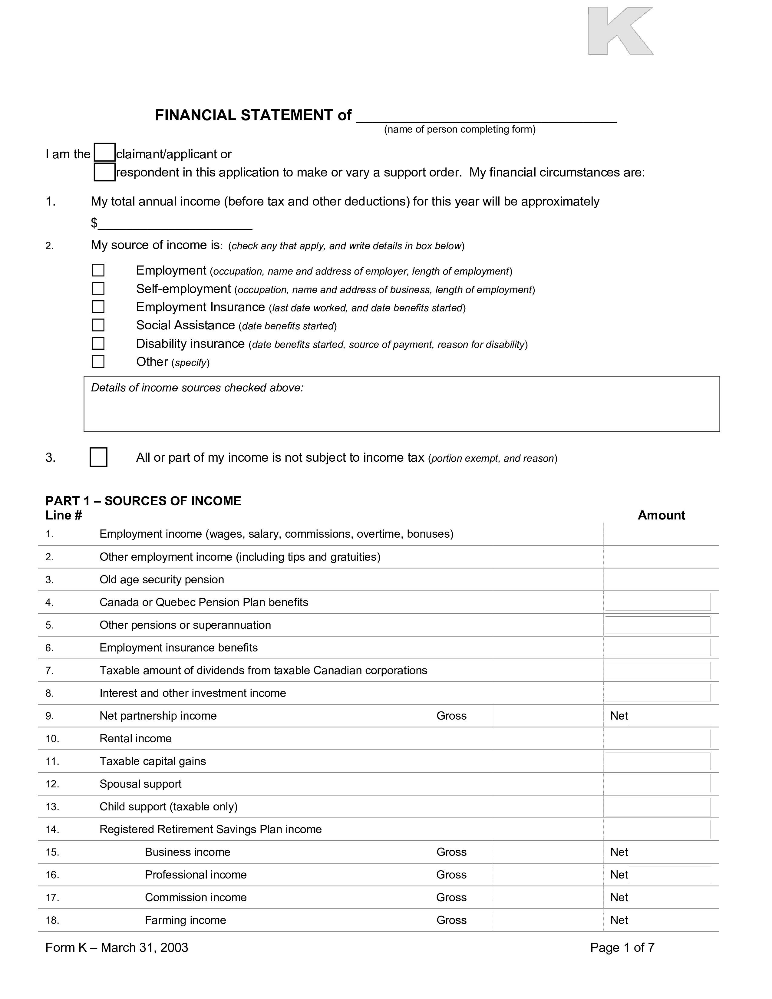 partnership income statement format Hauptschablonenbild