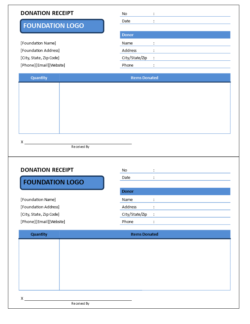 Non profit donation receipt template  Templates at With Donation Report Template