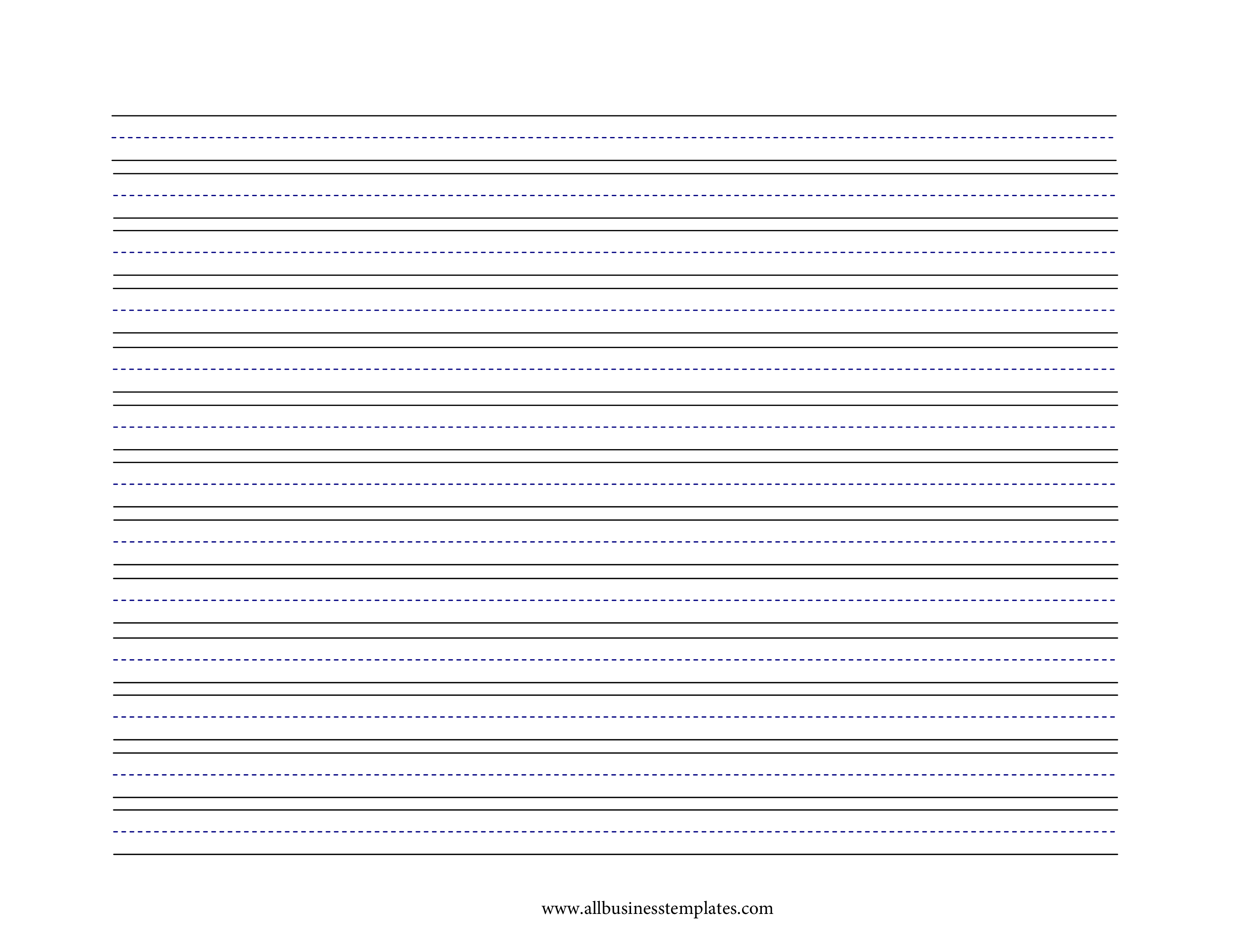 writing paper small lines landscape templates at