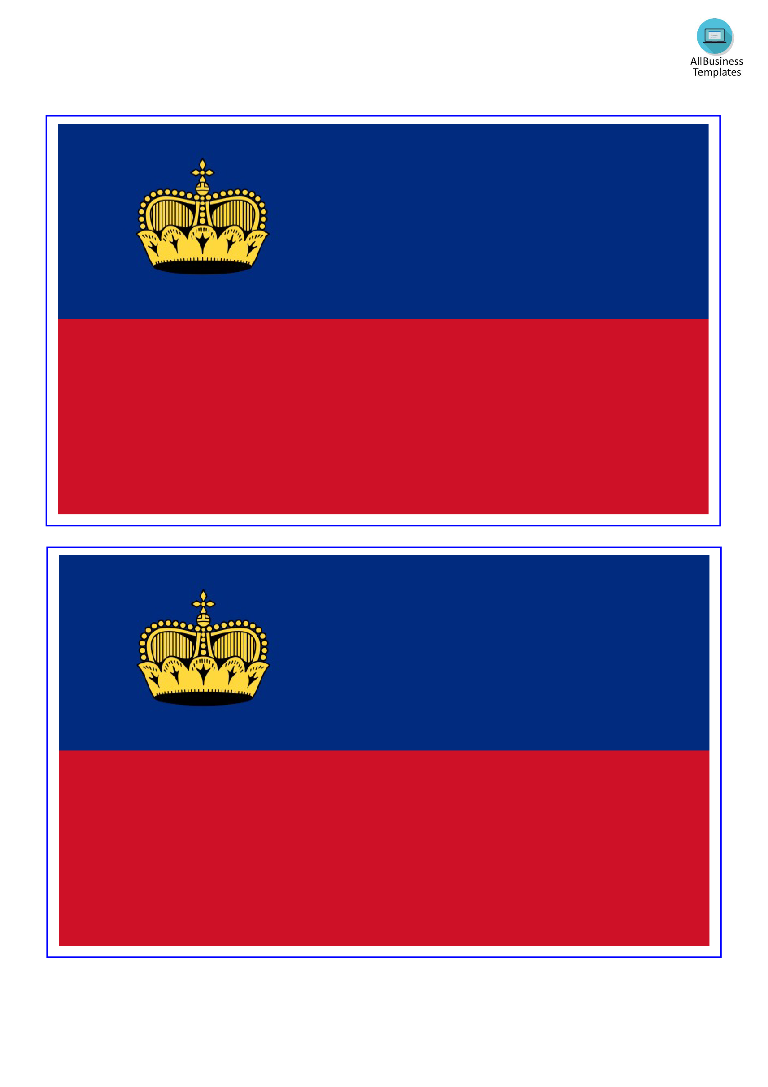 liechtenstein flag modèles