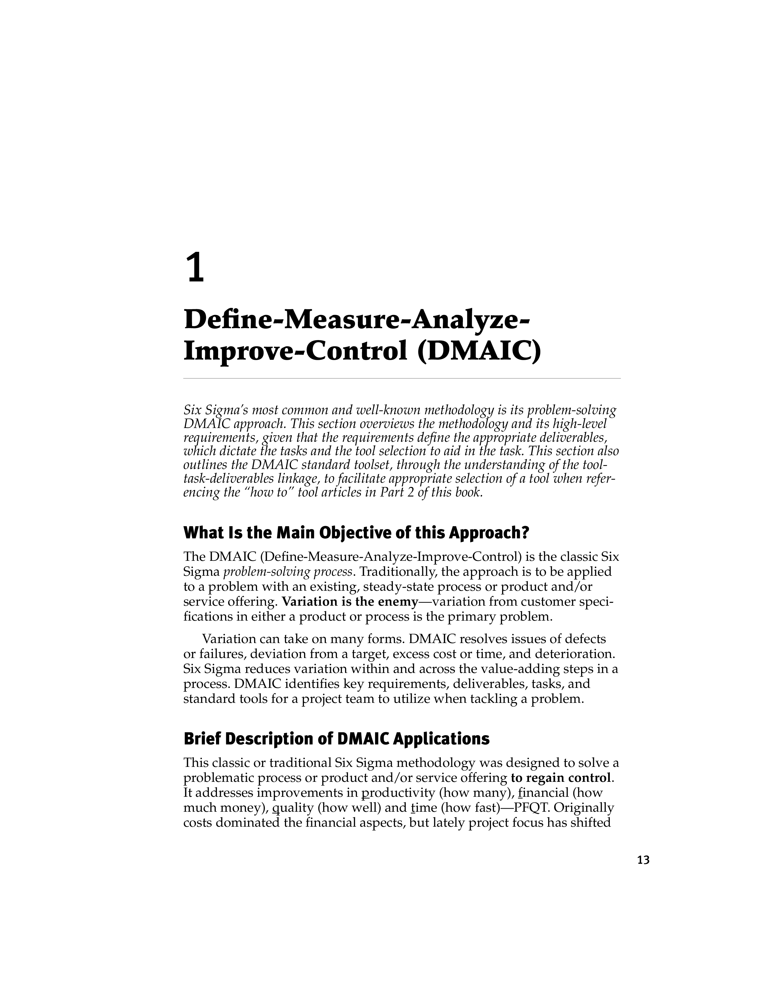 Dmaic Six Sigma main image