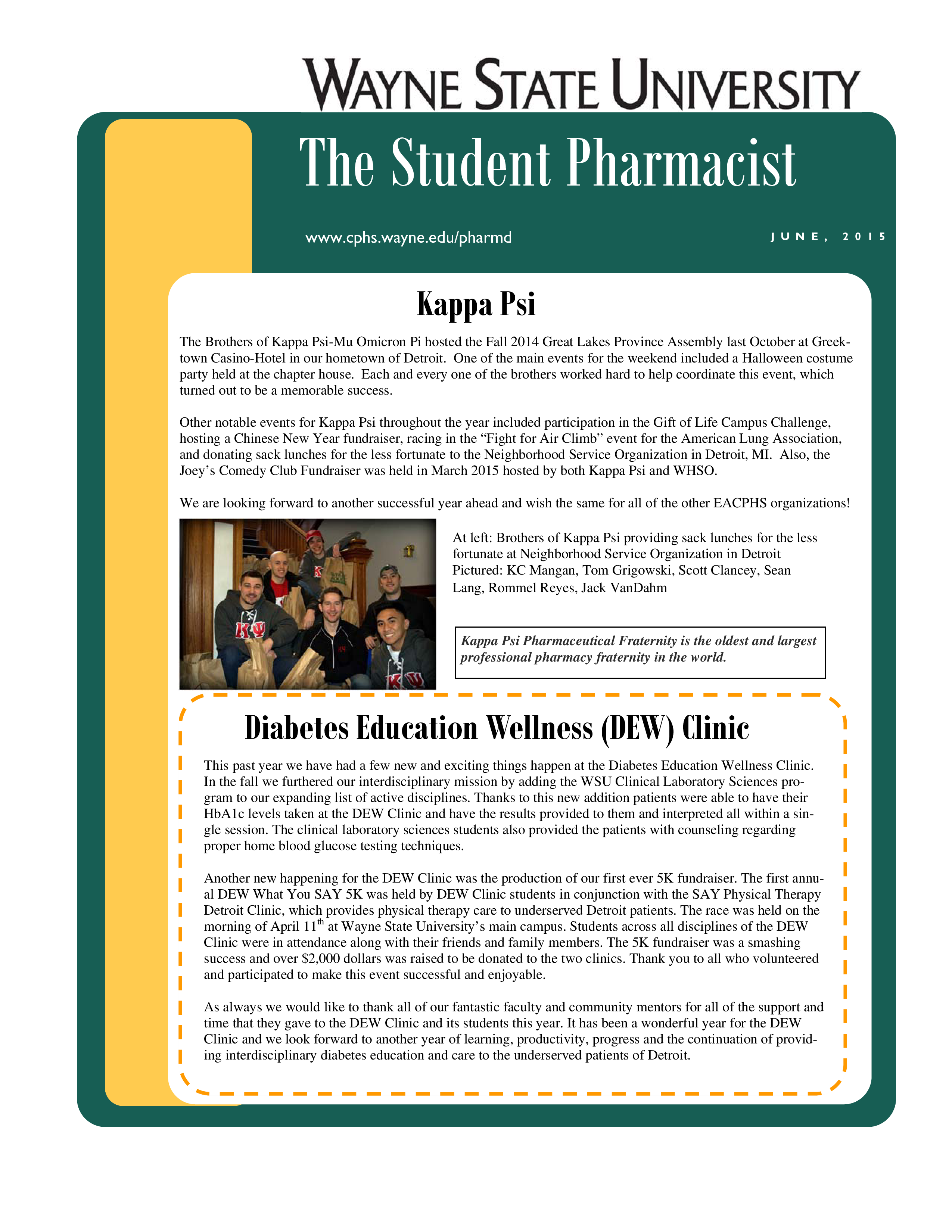 pharmd newsletter jun template