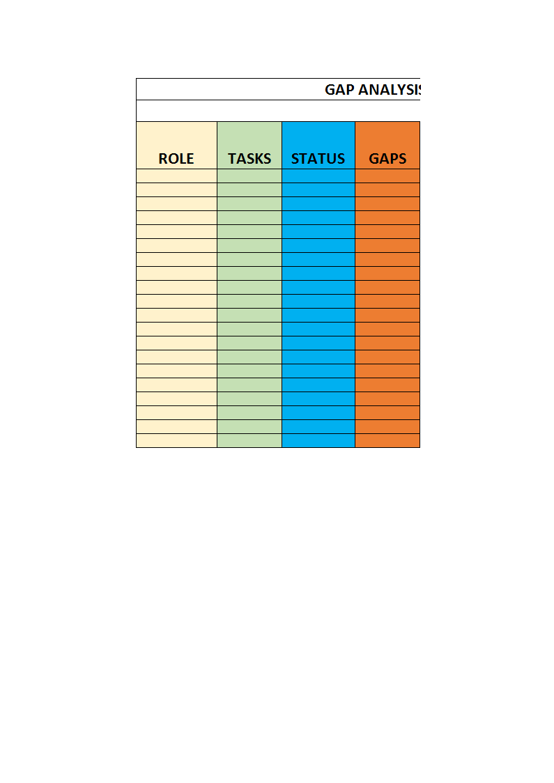 quick gap analysis in ms excel Hauptschablonenbild