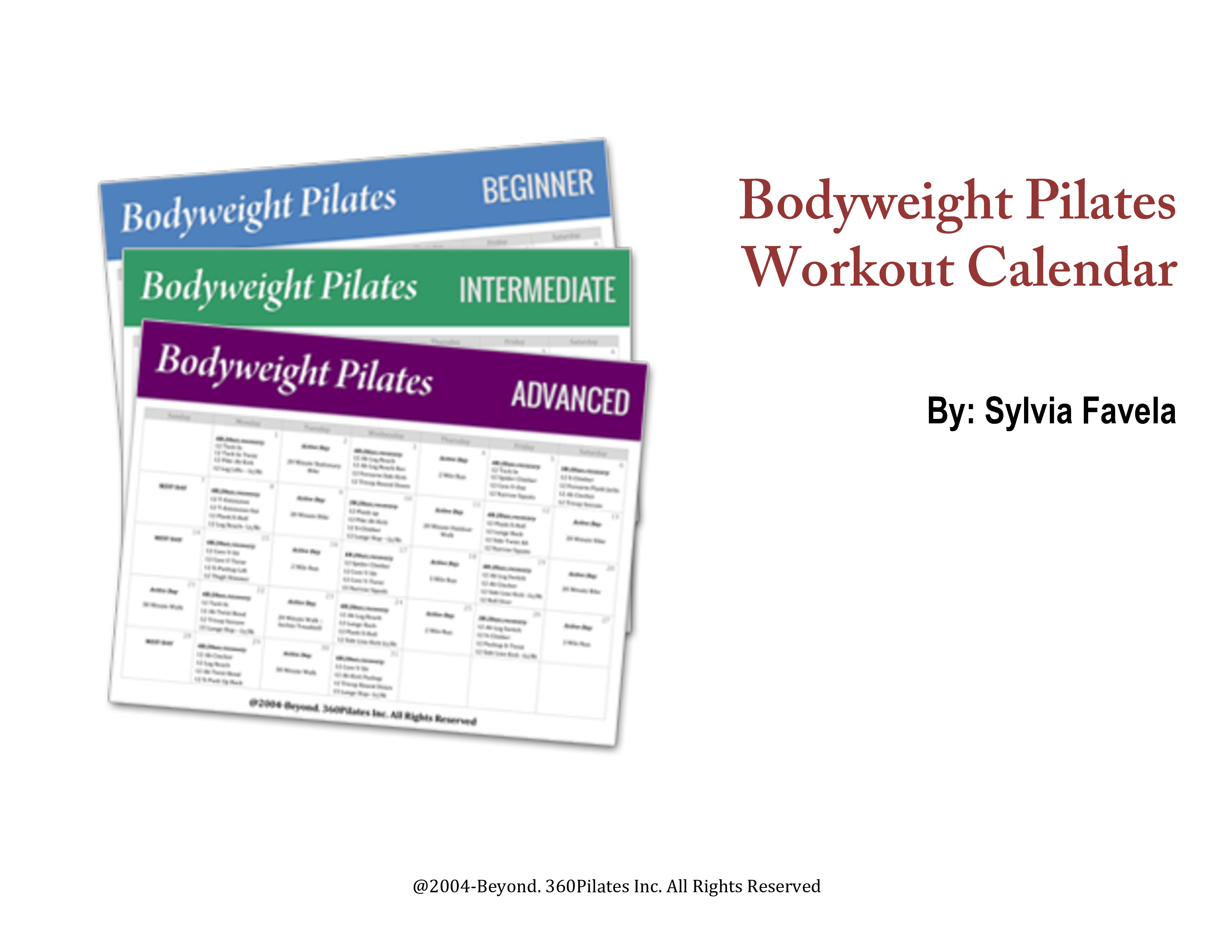 Bodyweight Workout Calendar main image