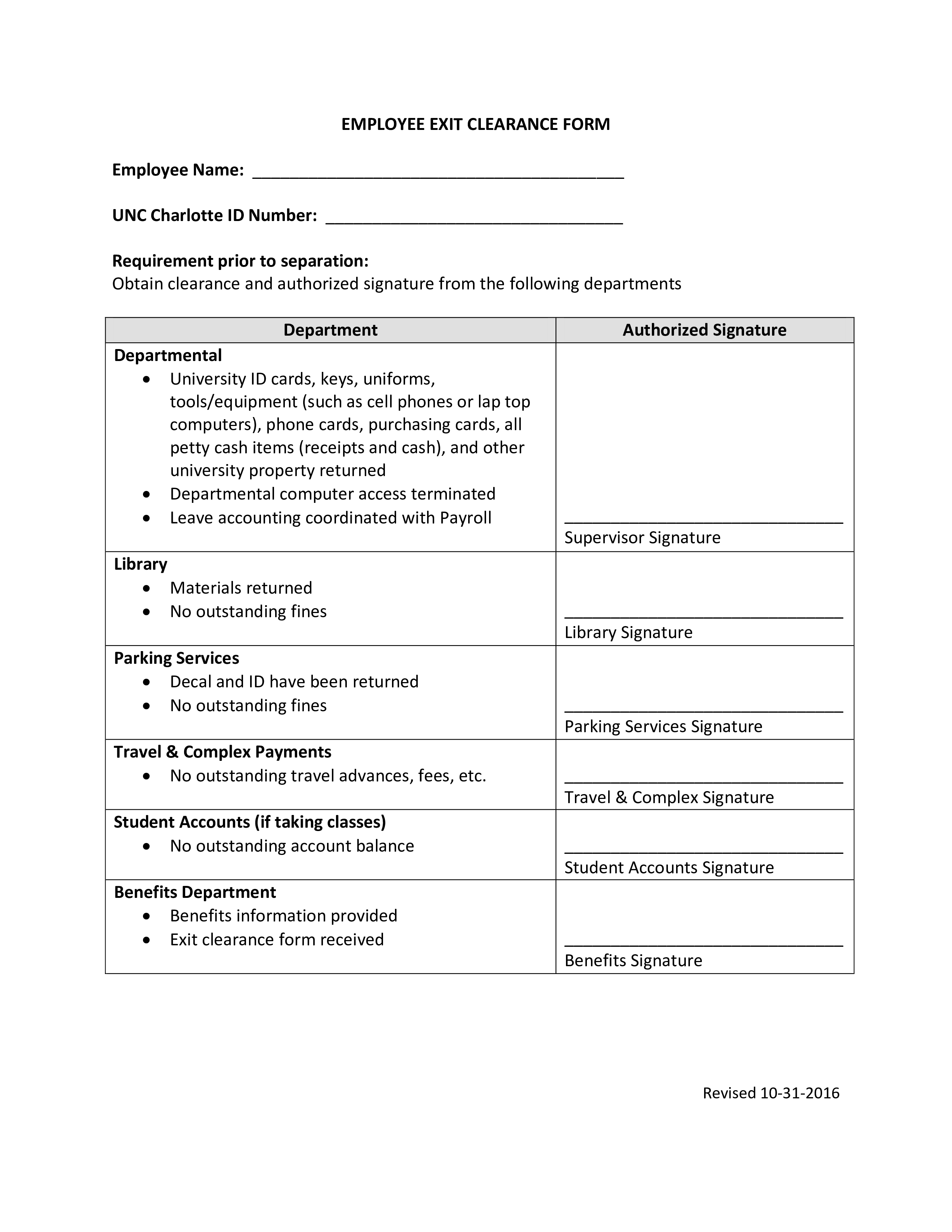 T l charger Gratuit Employee Exit Clearance Form 4-5-employee-exit-checklist