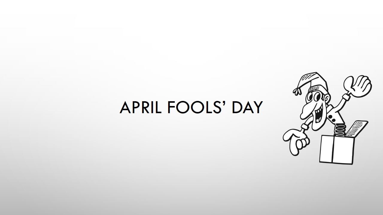 april fools' day powerpoint presentation voorbeeld afbeelding 