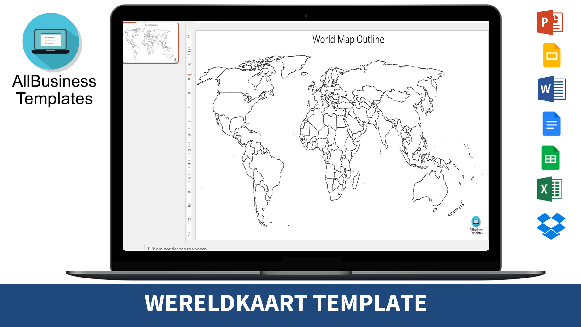 wereldkaart continenten plantilla imagen principal