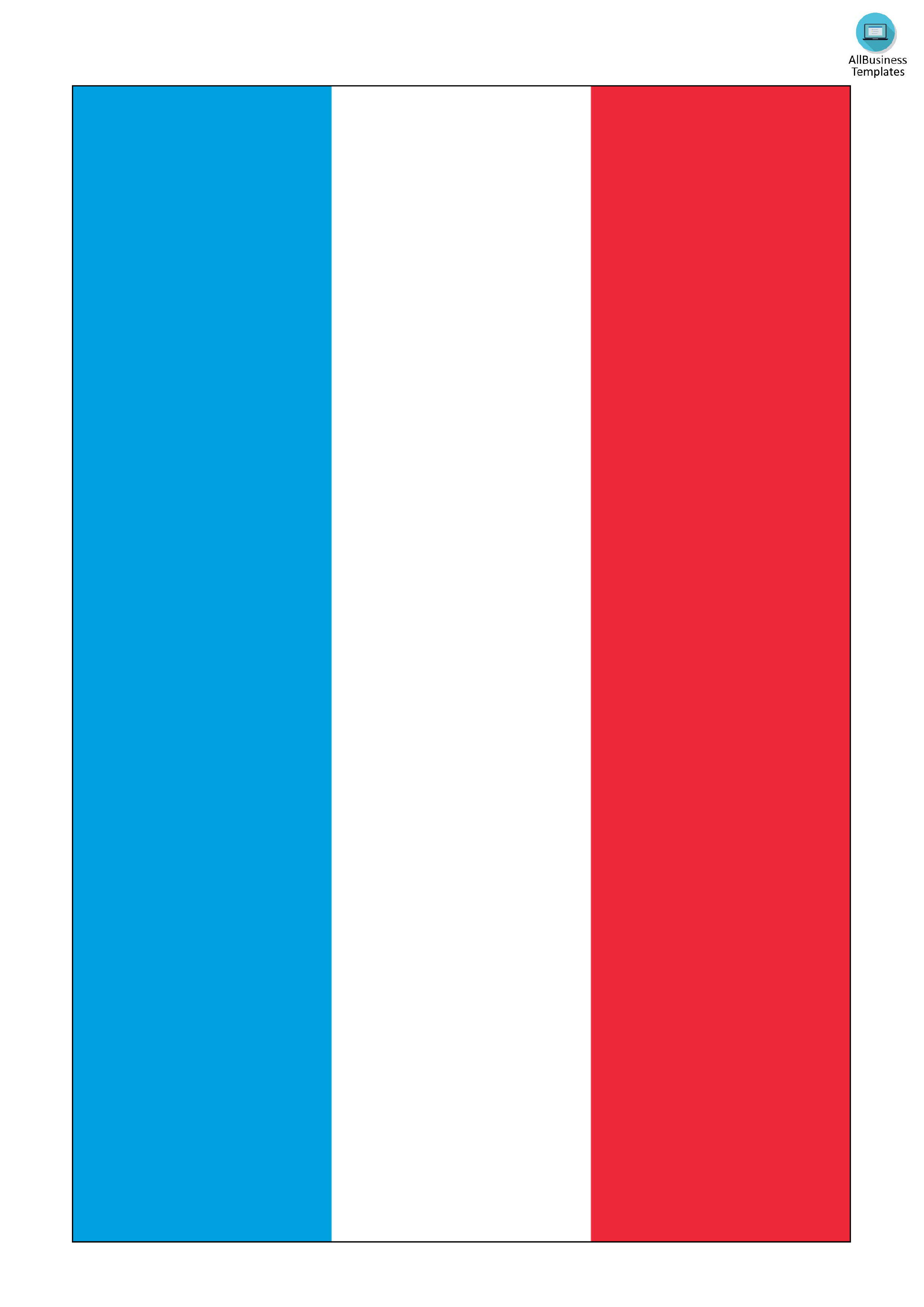 luxembourg flag template