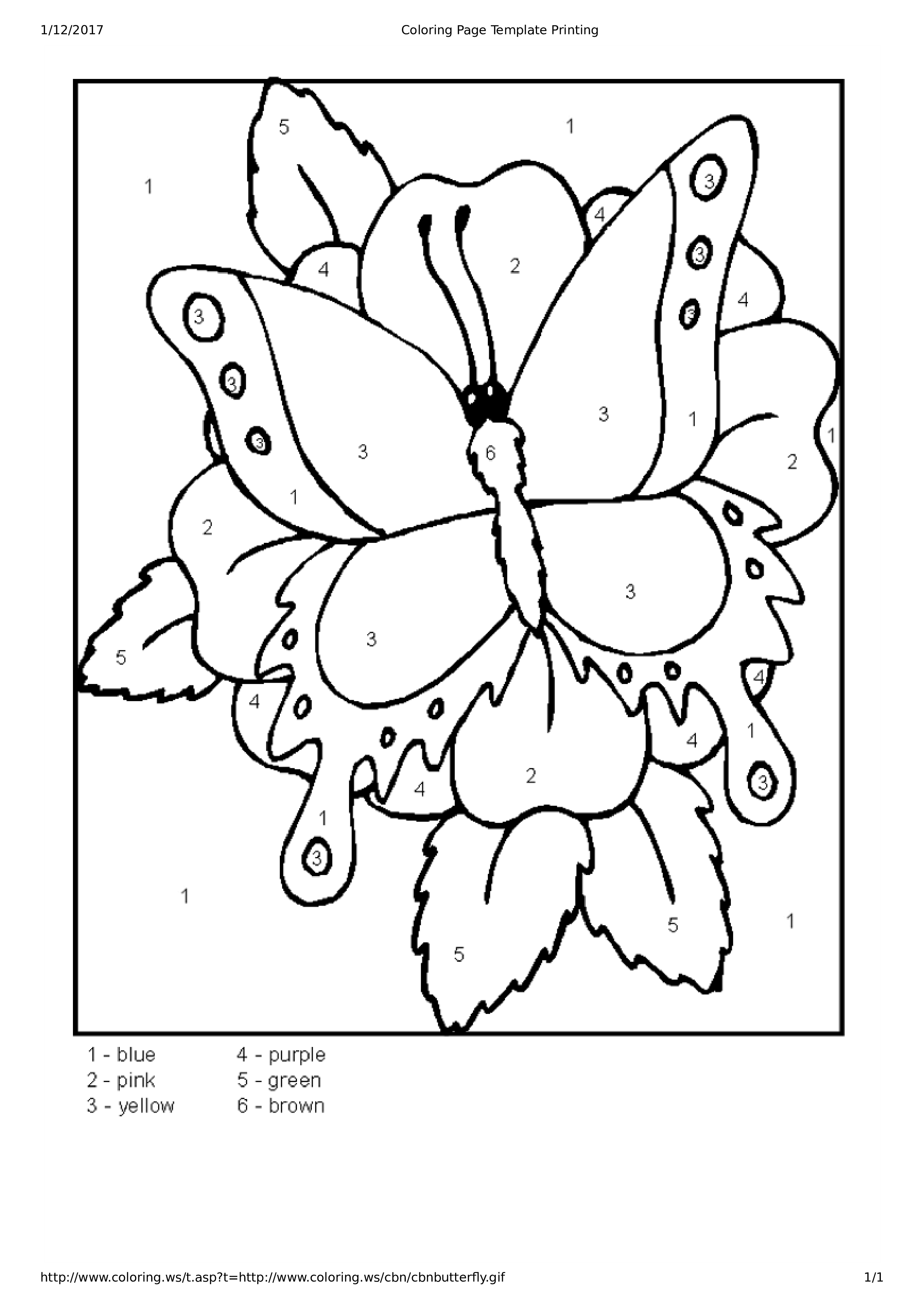 Printable Butterfly Coloring Pages For Adults main image