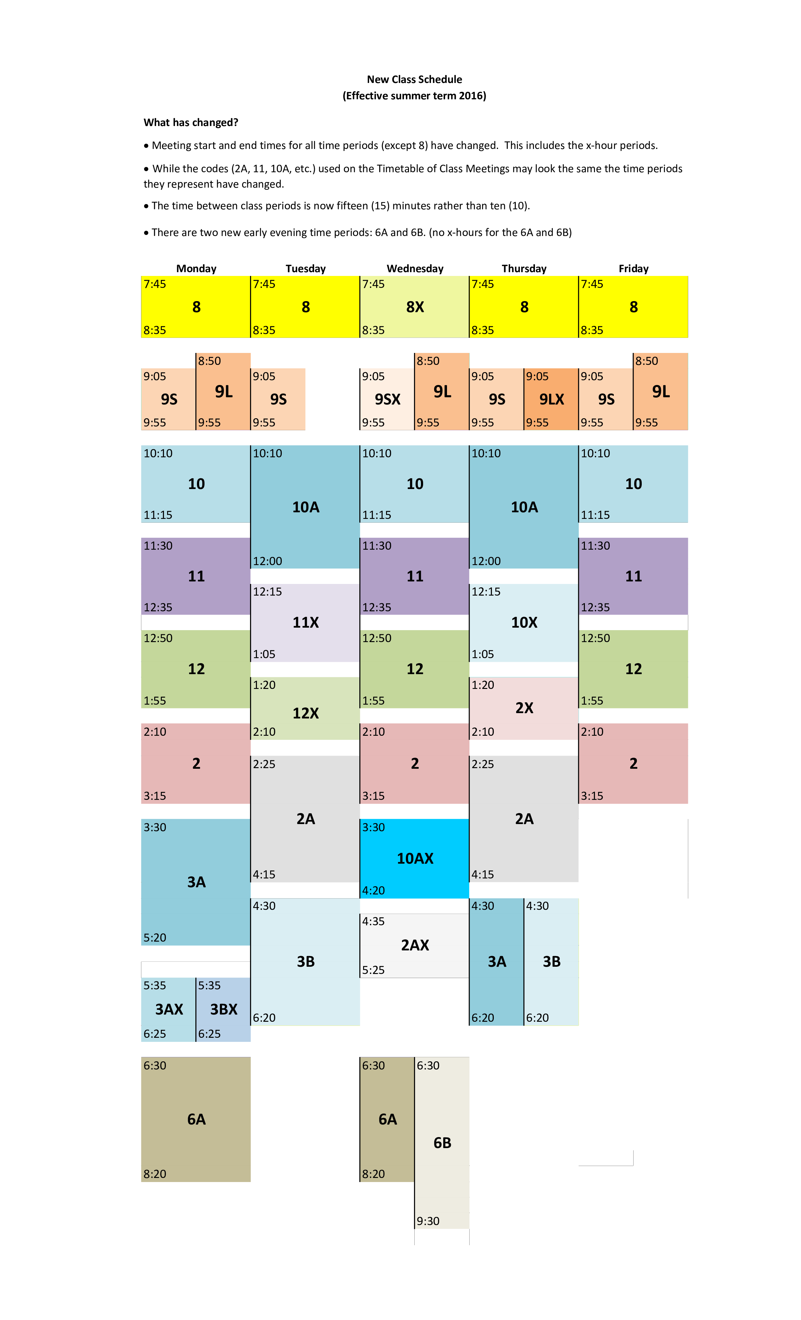 printable college class schedule modèles