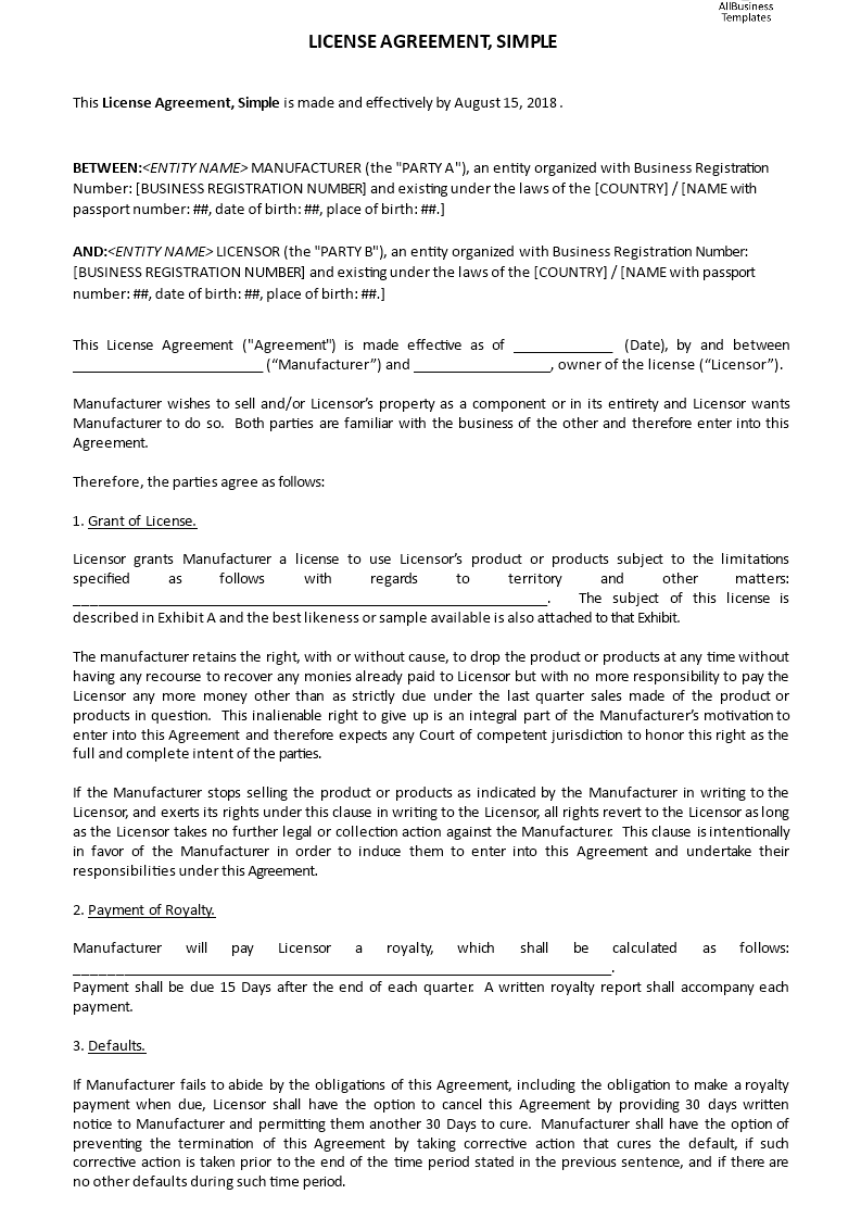 license-agreement-simple-templates-at-allbusinesstemplates