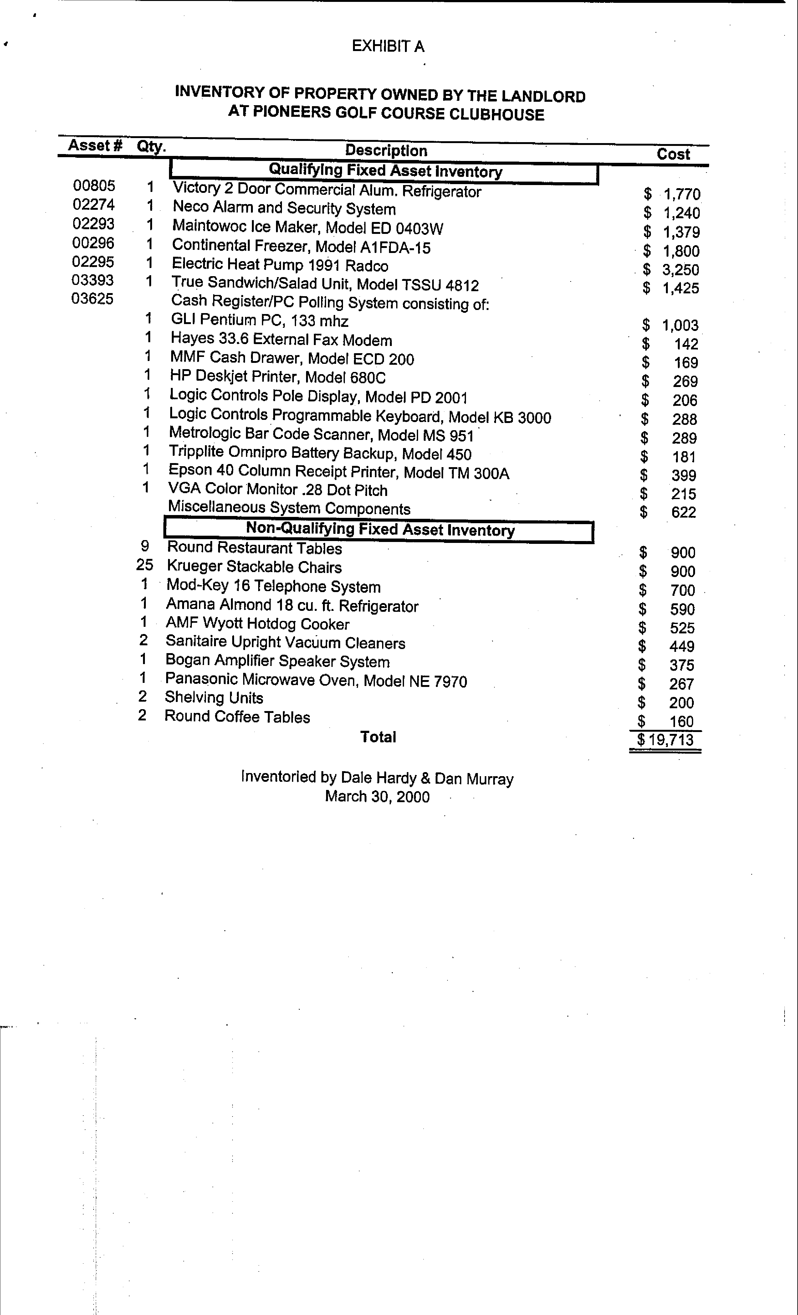 Landlord Property Inventory 模板