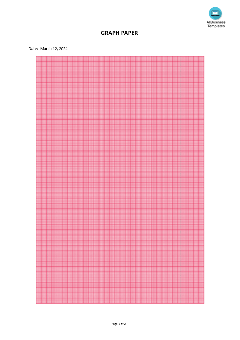 Graph Paper 模板