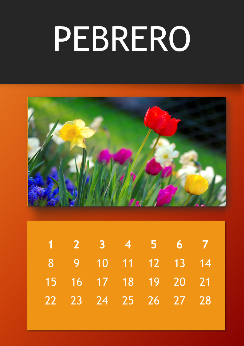 plantilla ppt de calendario anual Hauptschablonenbild