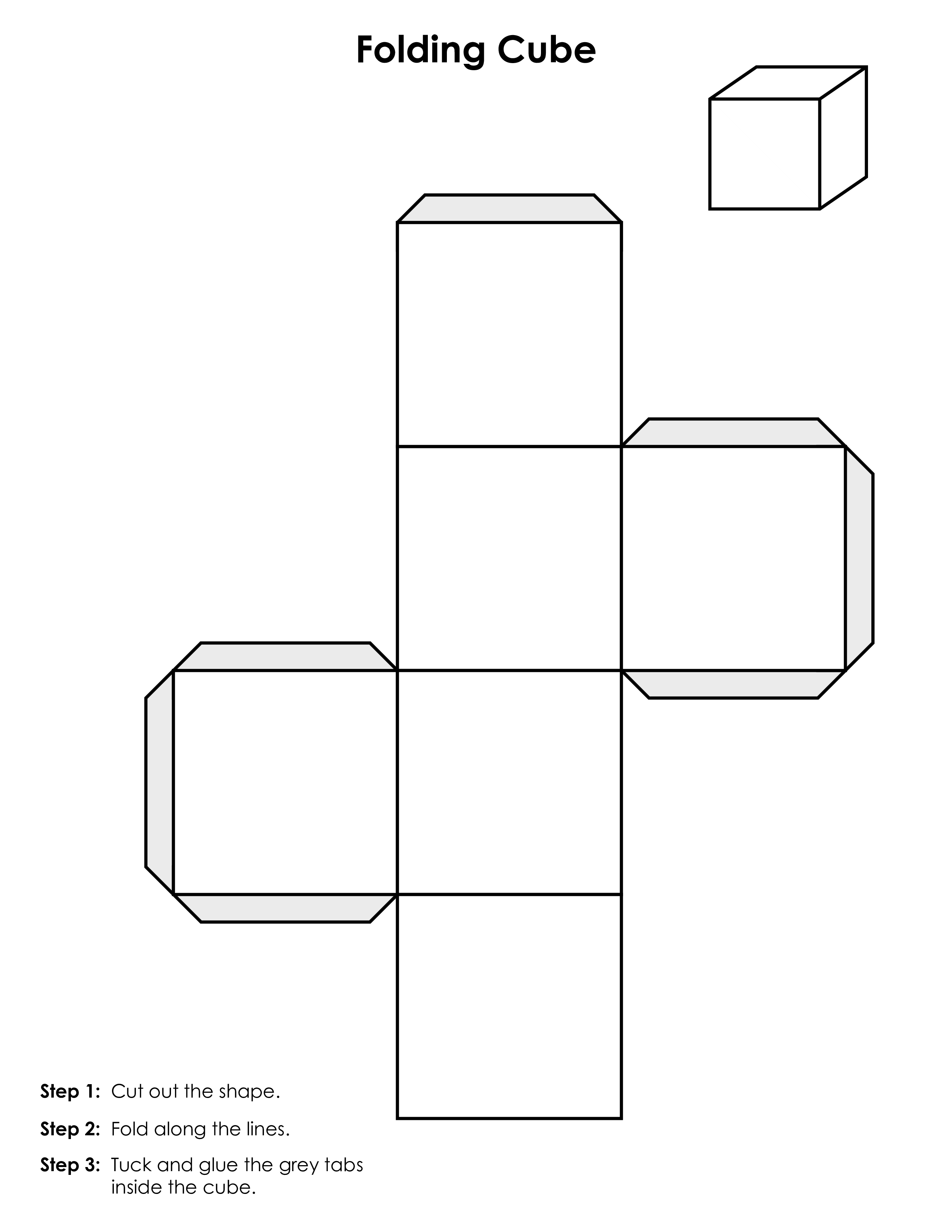 Editable Cube Template