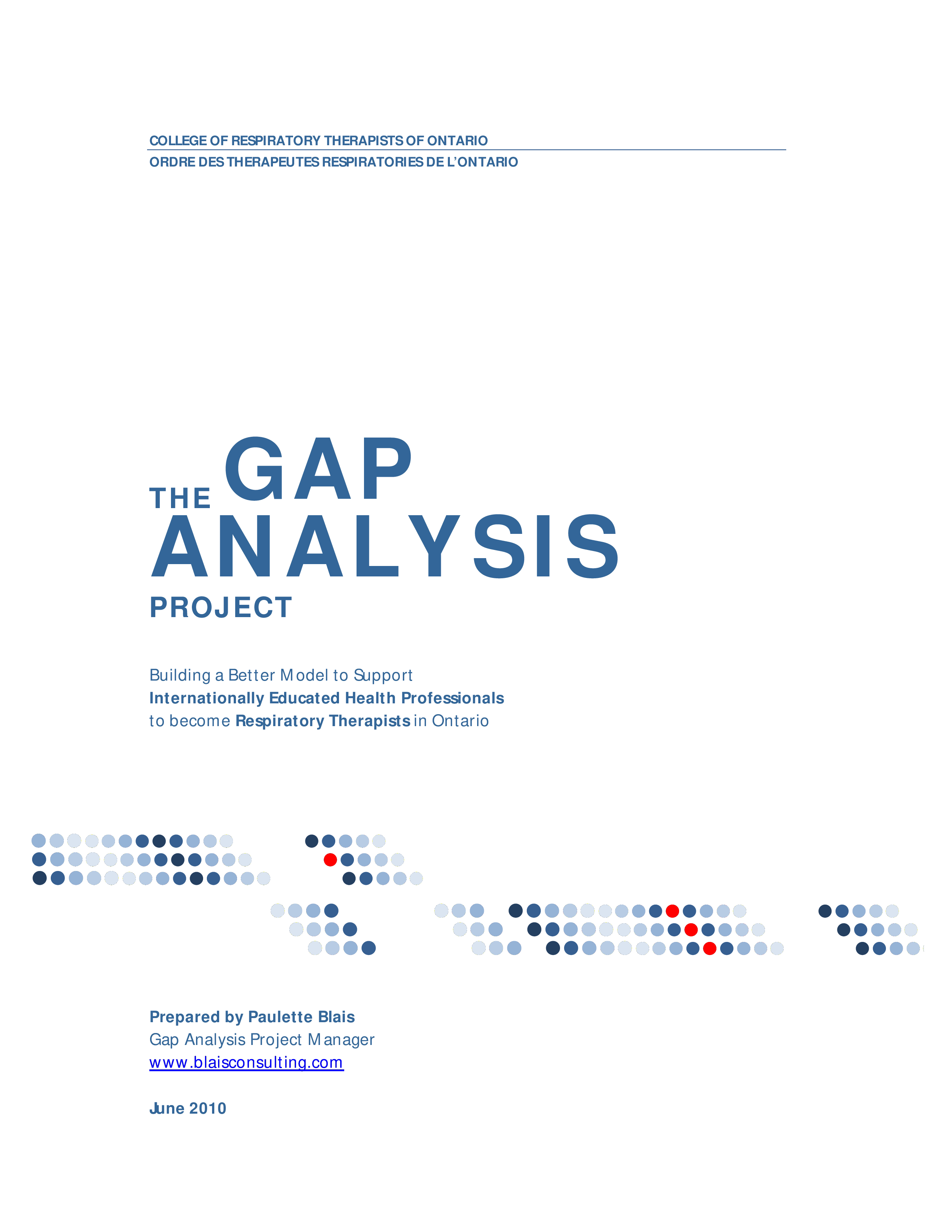 project gap analysis template