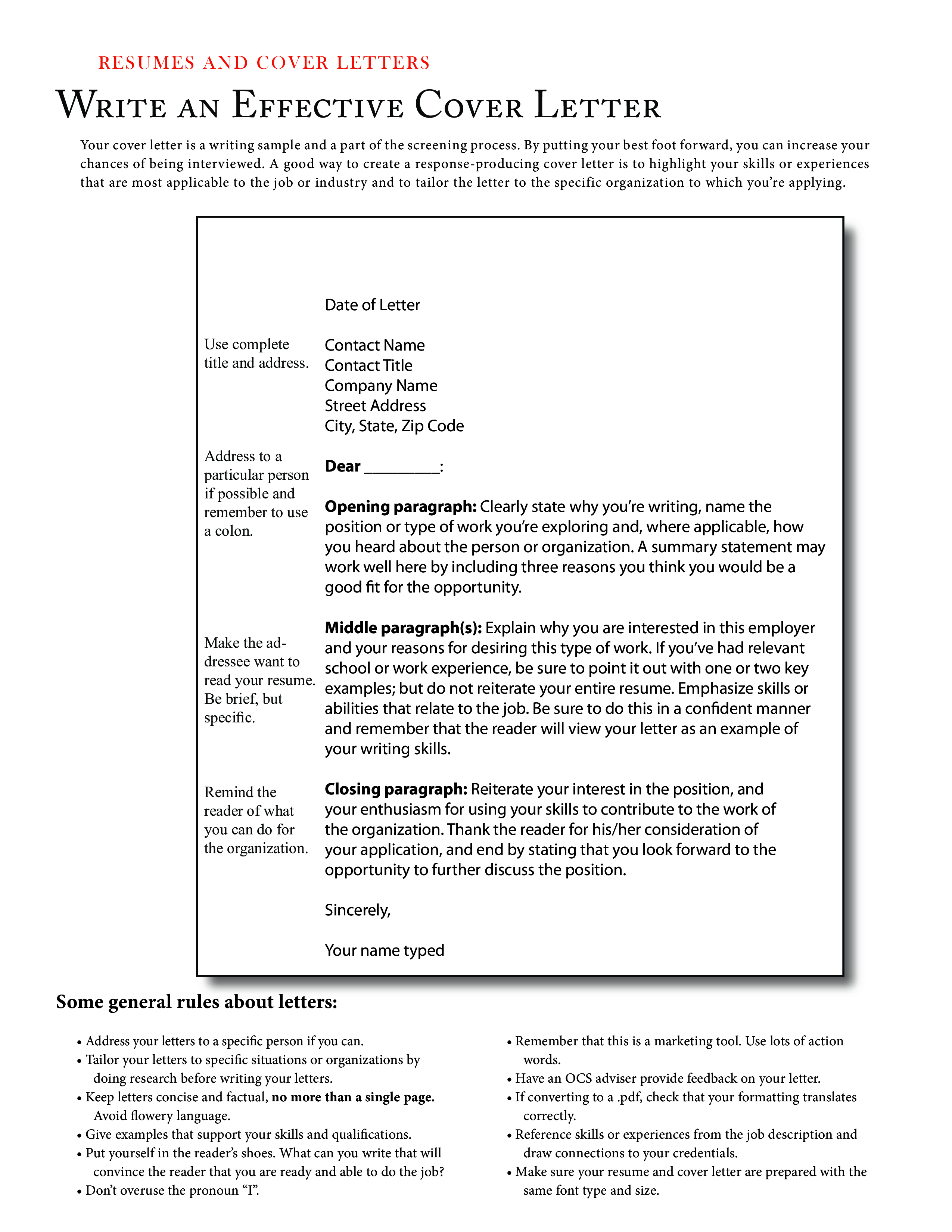 Cover Letter instructions and templates  Templates at Throughout Letter Of Instruction Template