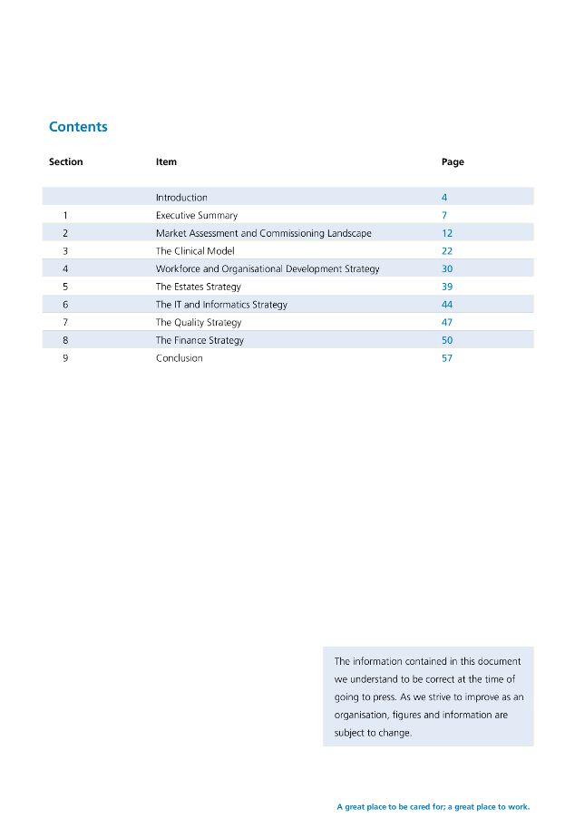 5 year hospital strategic plan modèles