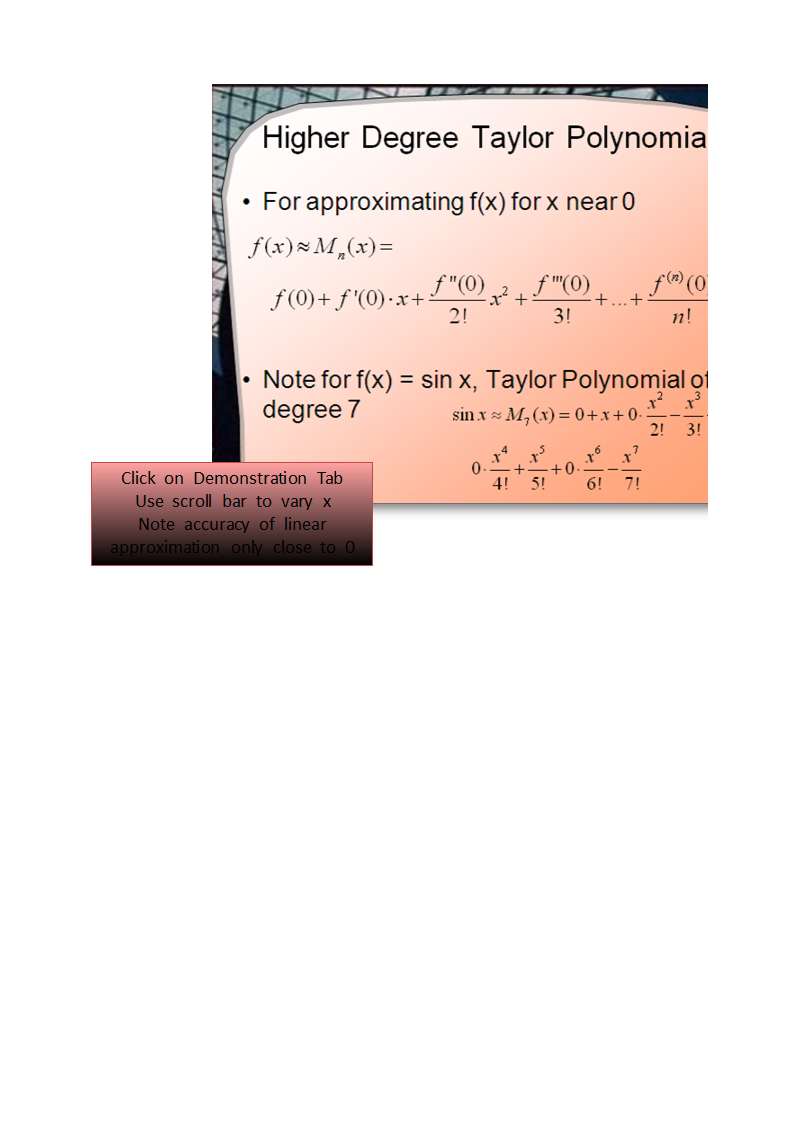 higher degree taylor polynomial voorbeeld afbeelding 