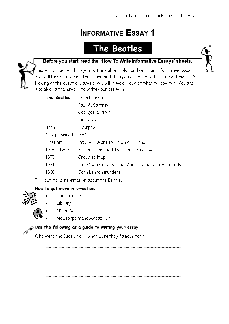 Informative Essay Templates At Allbusinesstemplates informative-essay-templates-at-allbusinesstemplates