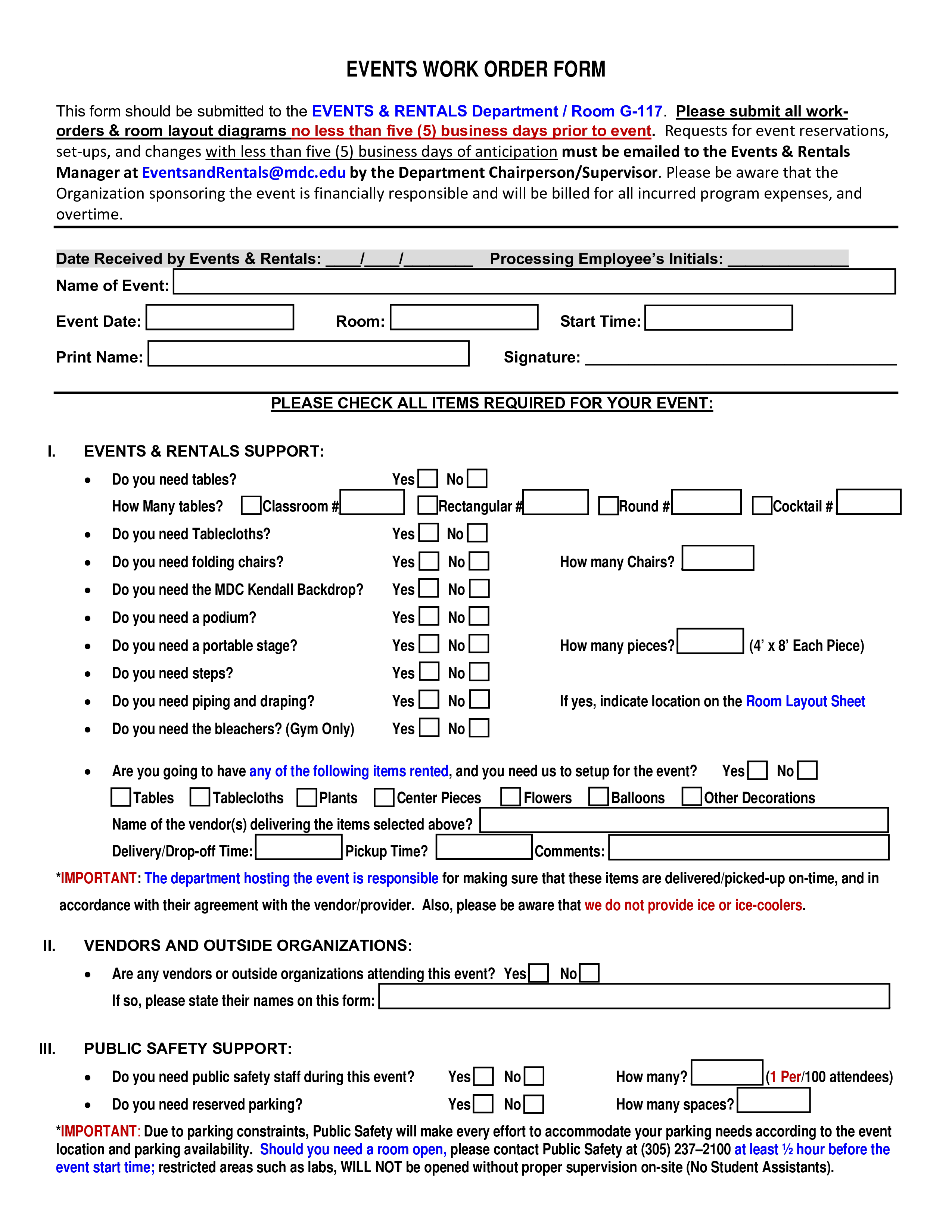 events work order voorbeeld afbeelding 