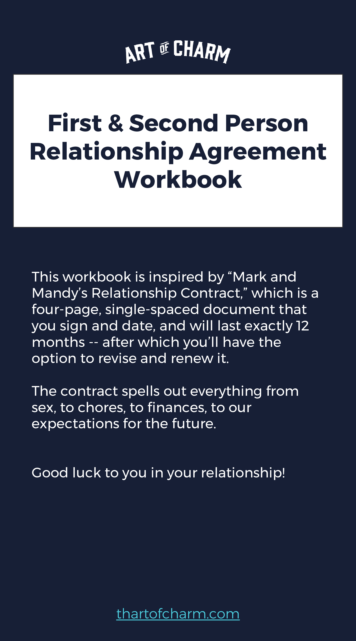 Relationship contract the Relationship Contract