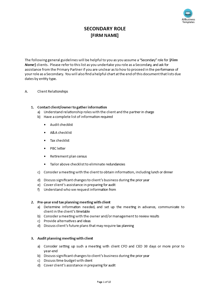 Hr Secondary Role Guide main image