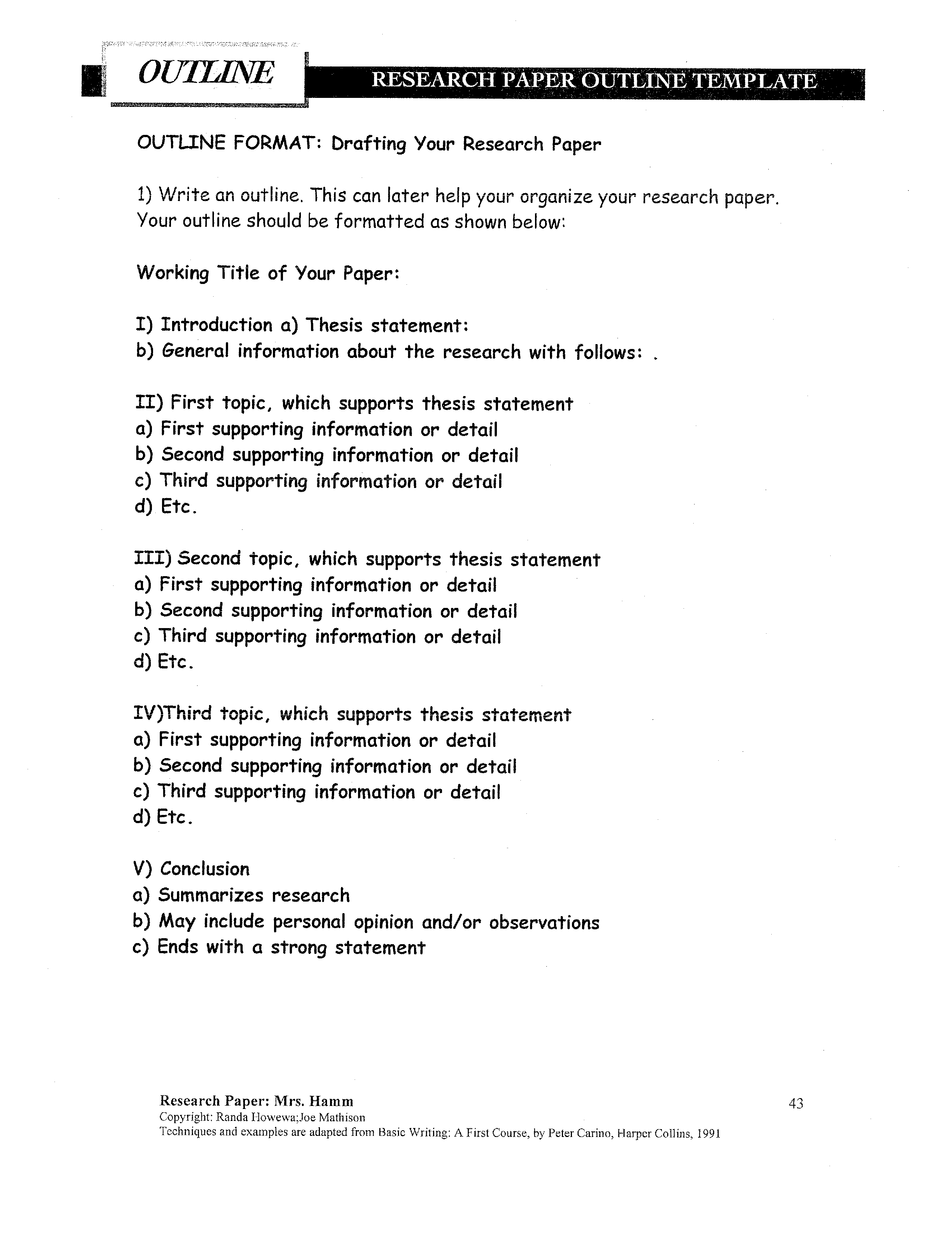 example research paper template