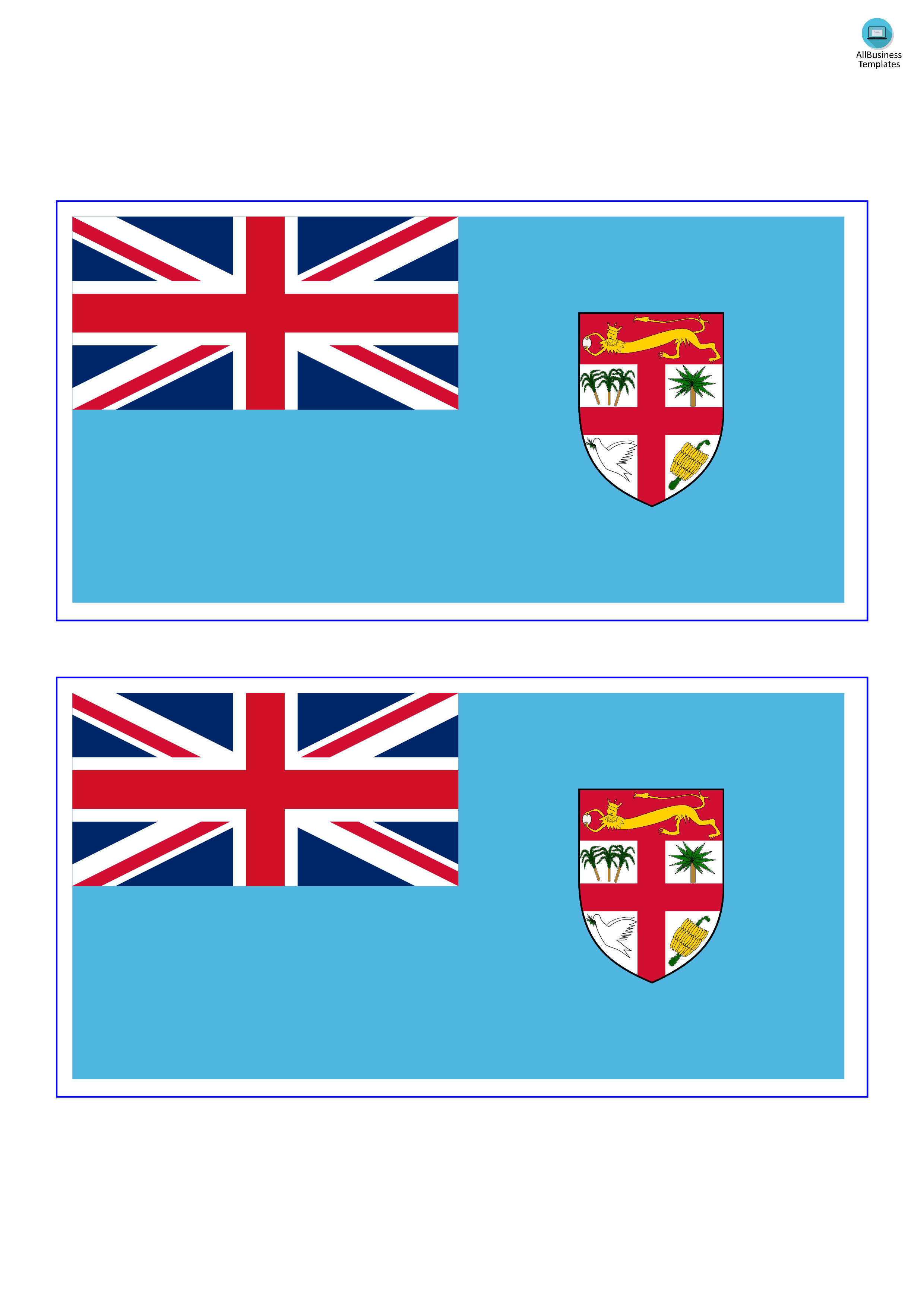 fiji flag modèles