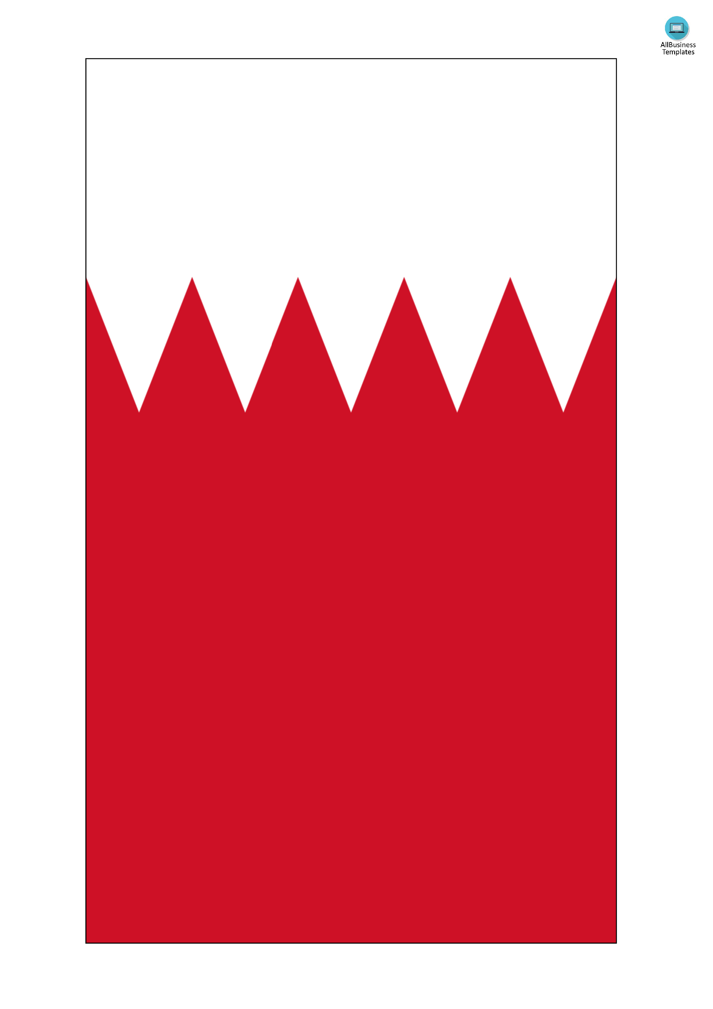 bahrain flag voorbeeld afbeelding 