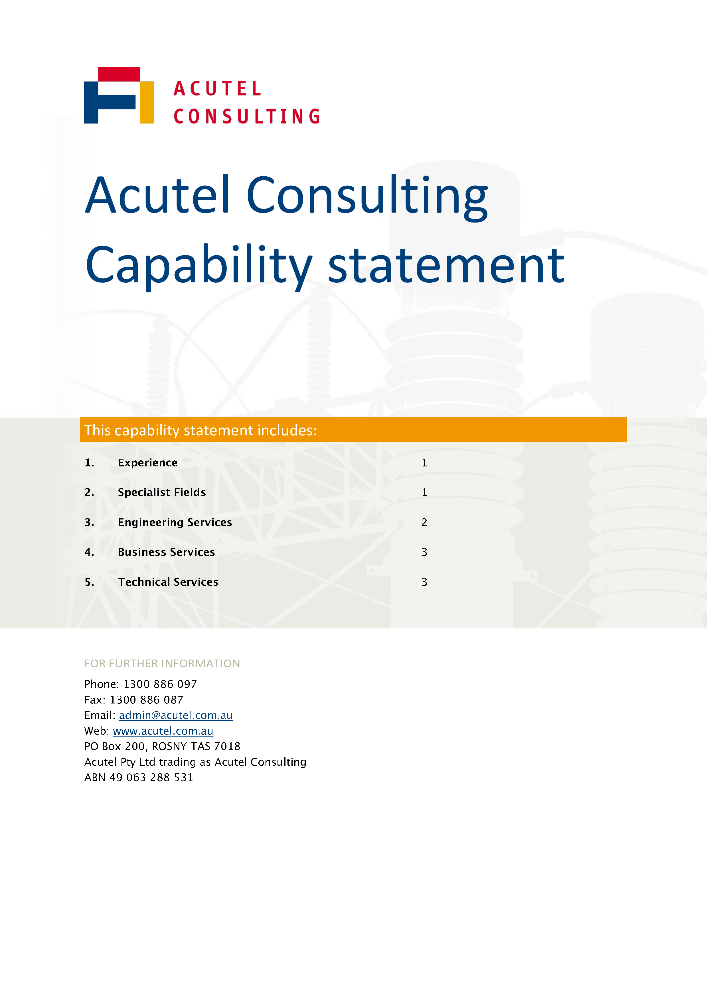 Consulting Capability Statement  Templates at In Capability Statement Template Word