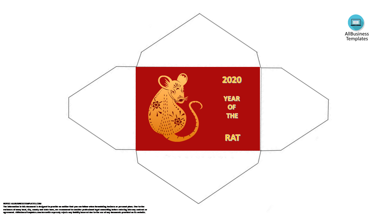 chinese new year 2020 red envelope voorbeeld afbeelding 