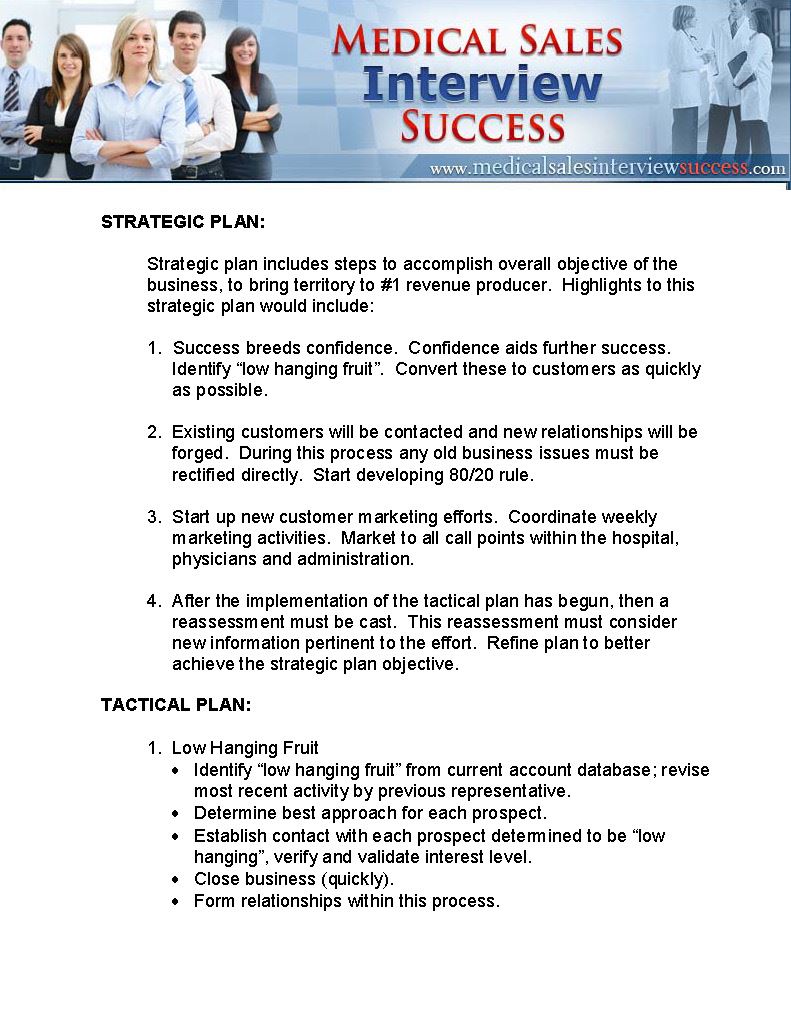 libreng Medical Device Sales Plan Format
