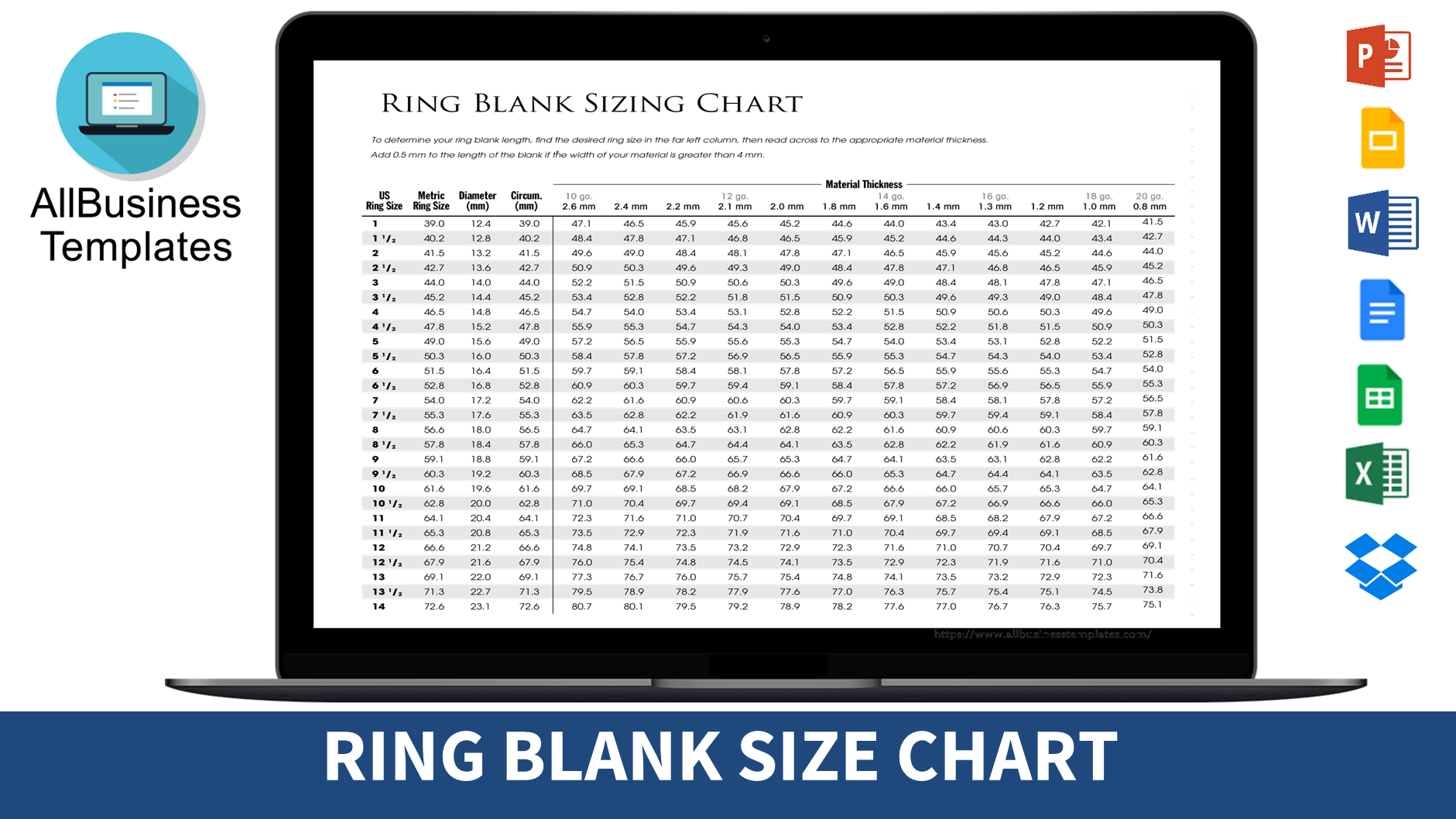 ring chart.pdf template