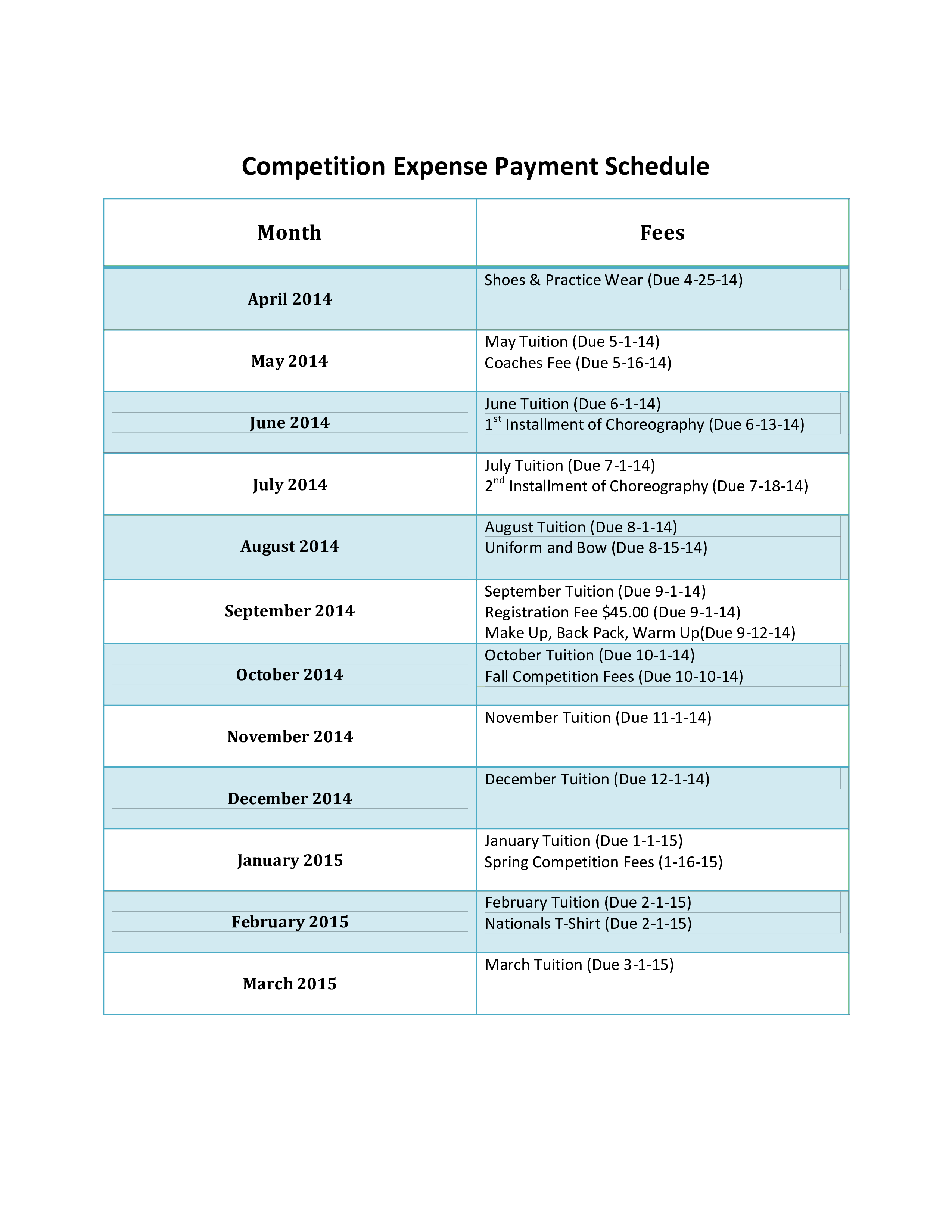 expense payment template