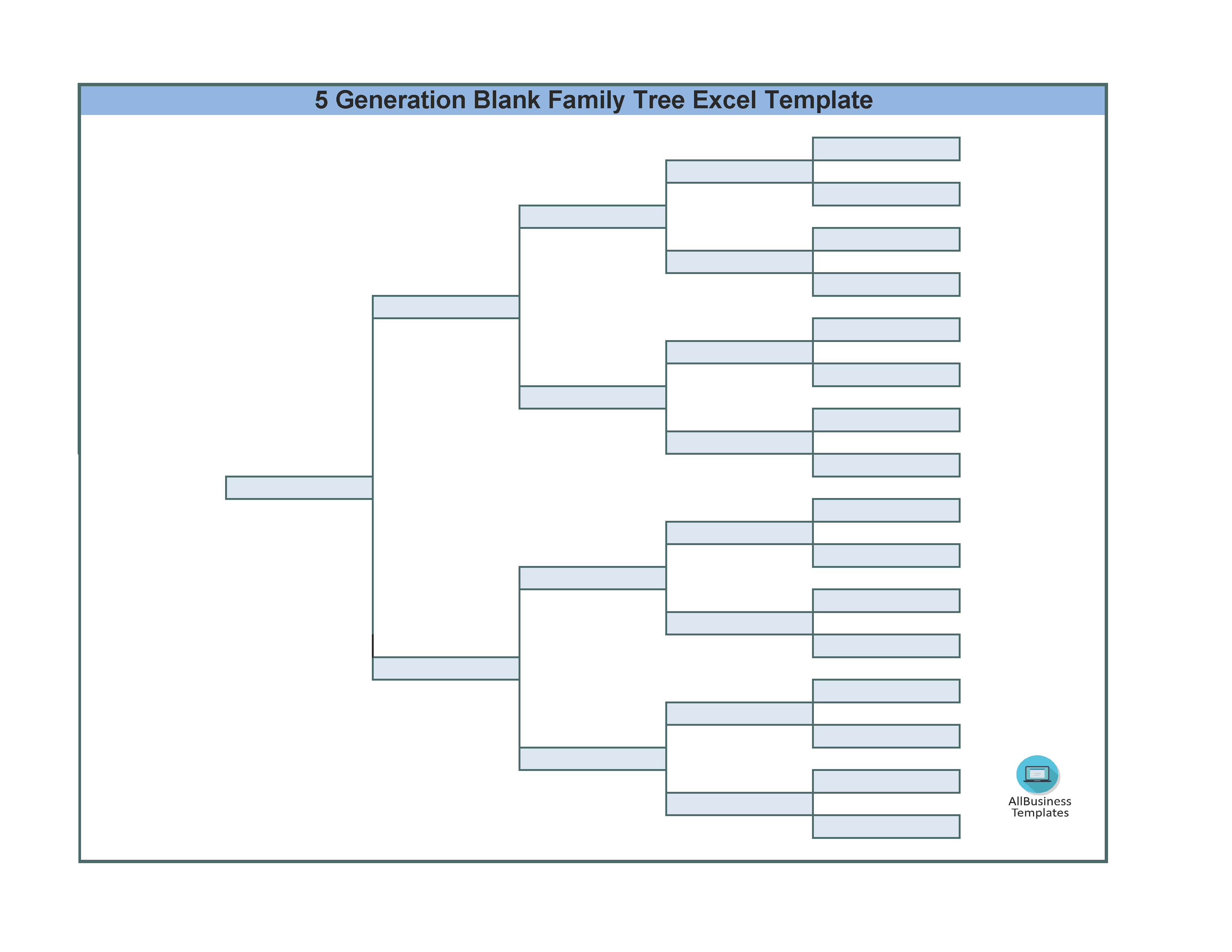 family tree template example Hauptschablonenbild