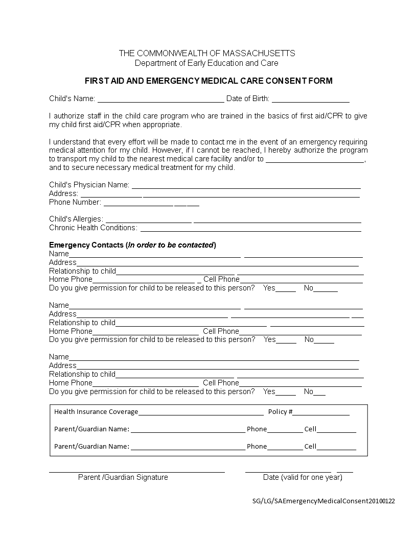 Medical Consent Form Template from www.allbusinesstemplates.com