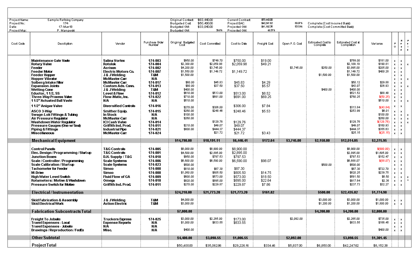 Excel Report Tracking main image