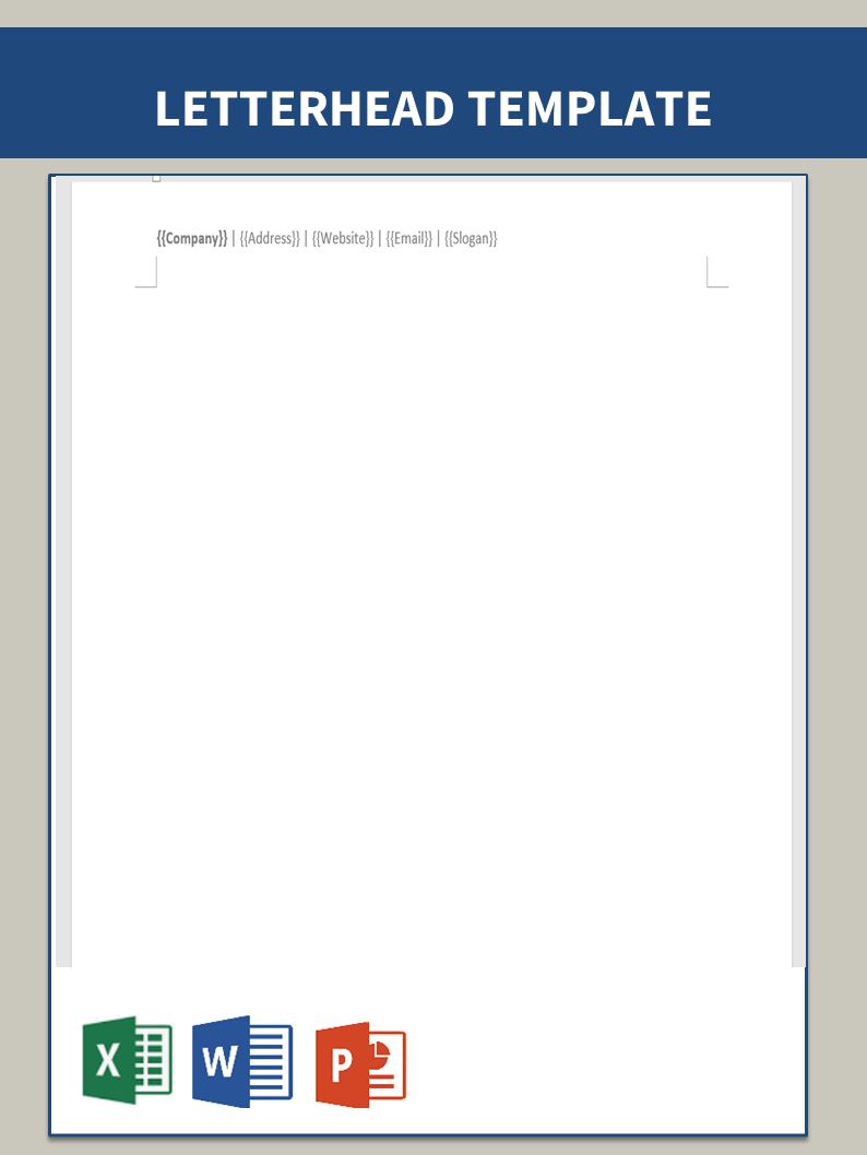 example letterhead voorbeeld afbeelding 