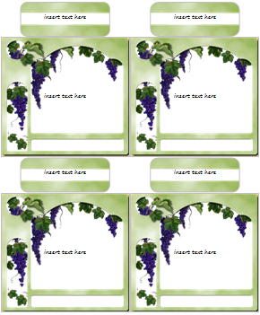 color wine labels voorbeeld afbeelding 