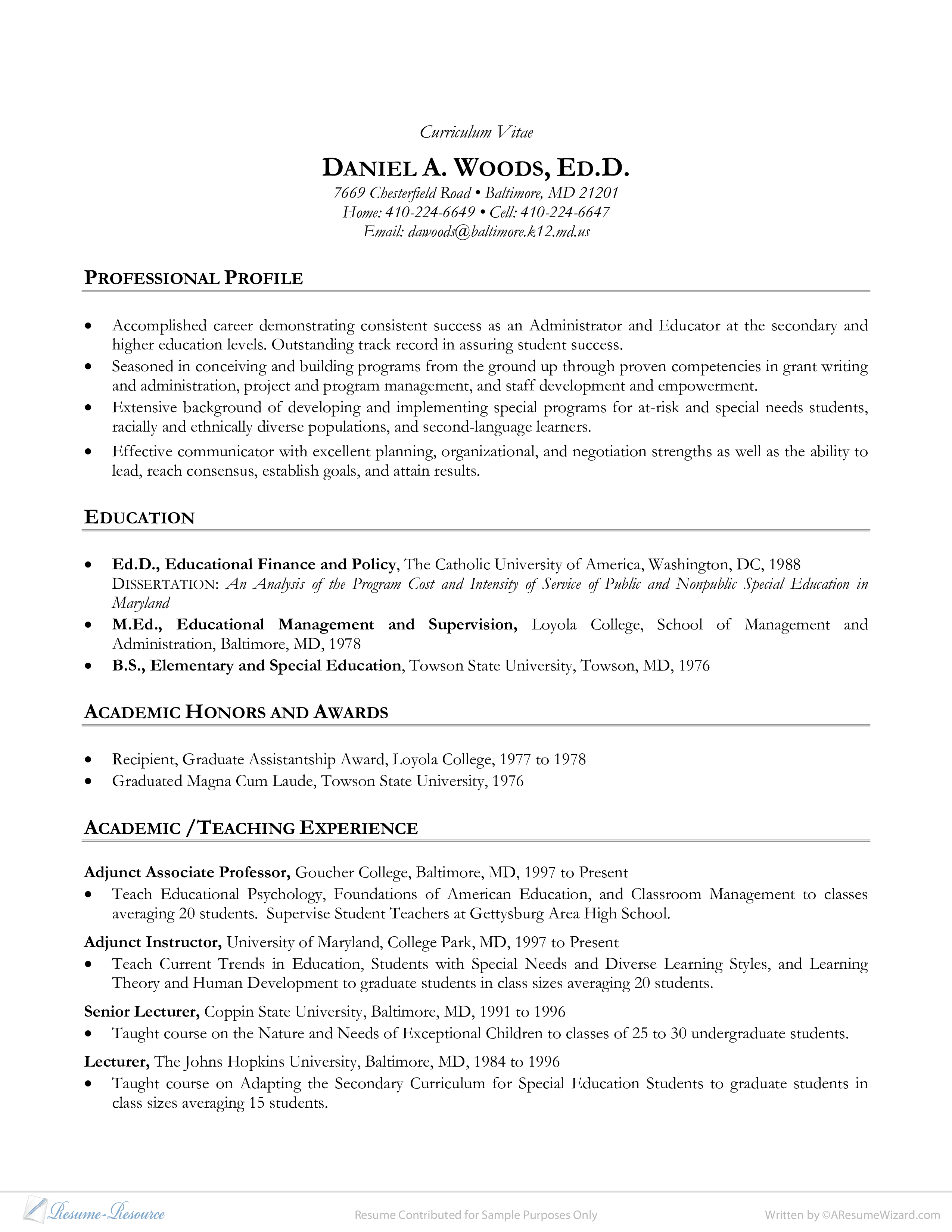 Academic Teaching 模板