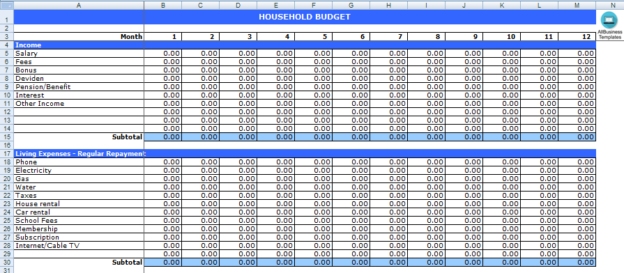 Household Budget main image
