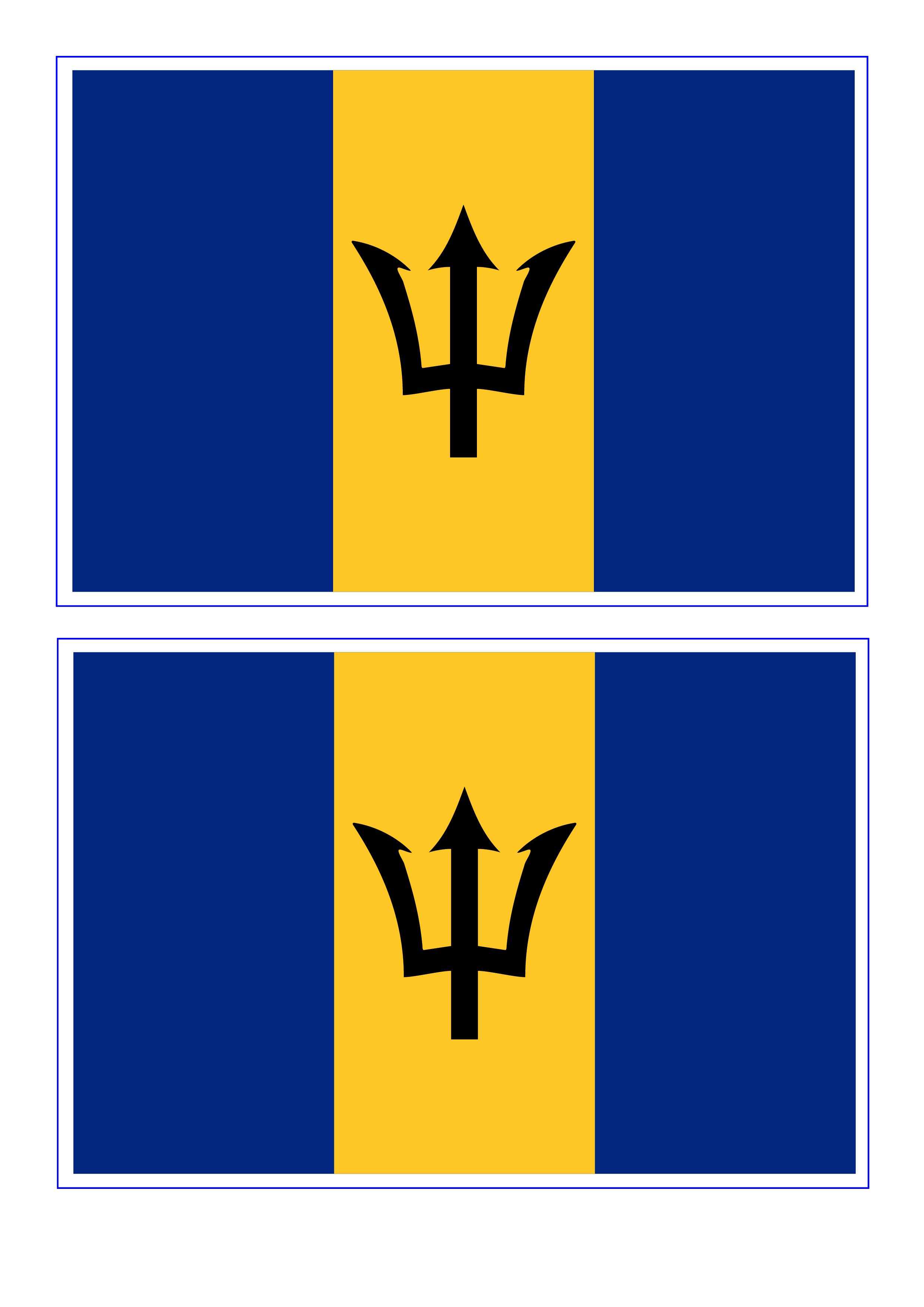 barbados flag plantilla imagen principal