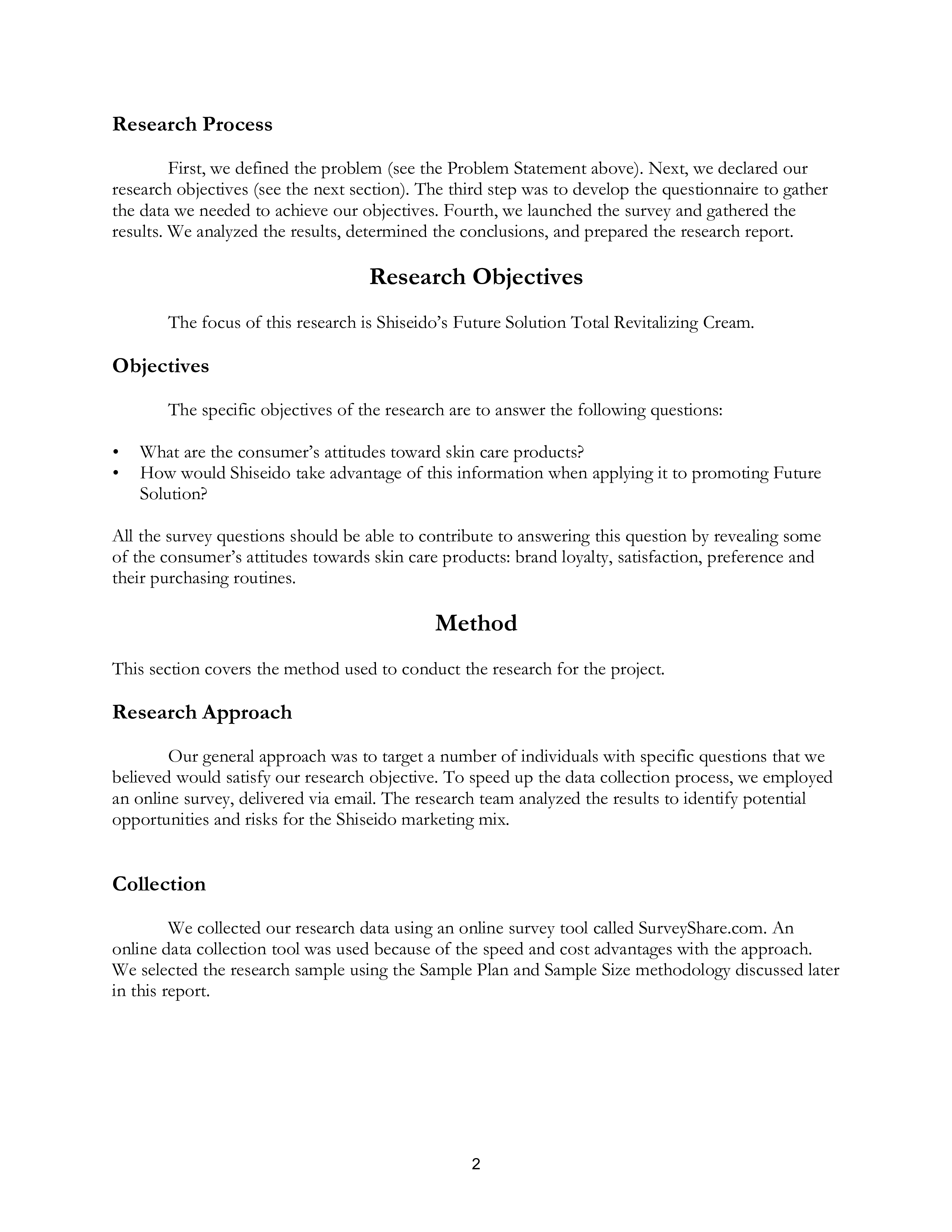 Cosmetics Marketing Research Report | Templates at allbusinesstemplates.com