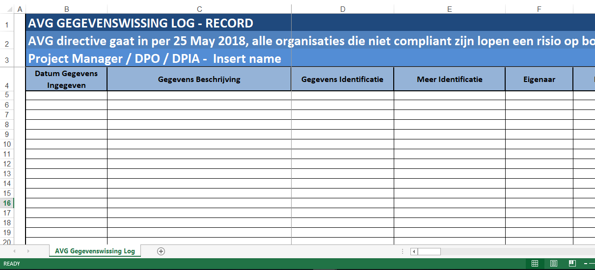 avg gegevenswissing log modèles