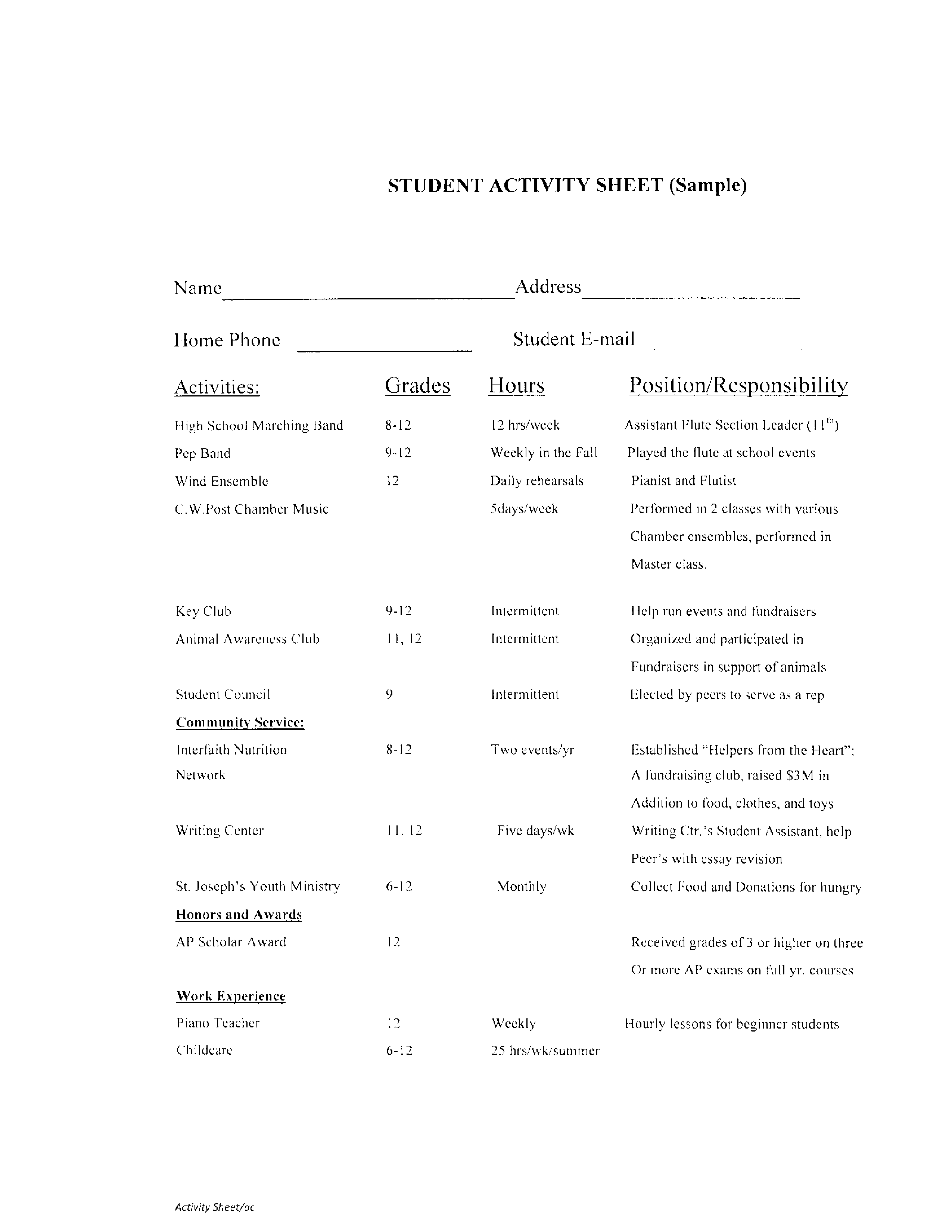 student activity plantilla imagen principal