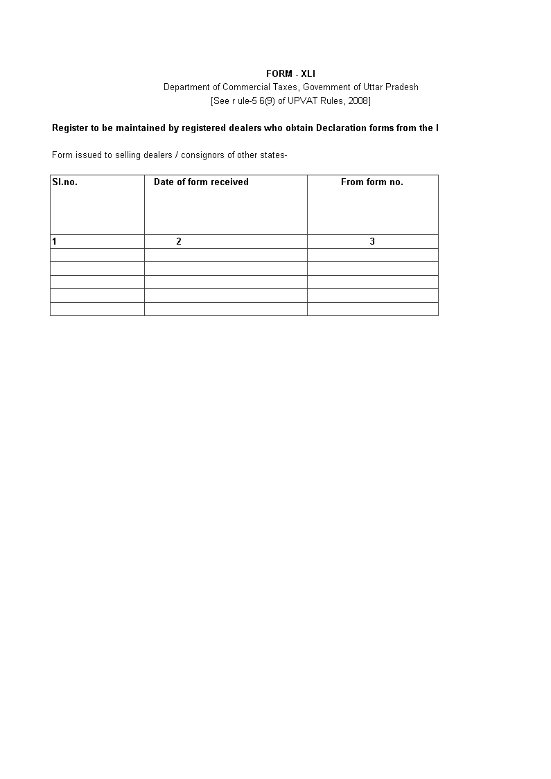 excel form template