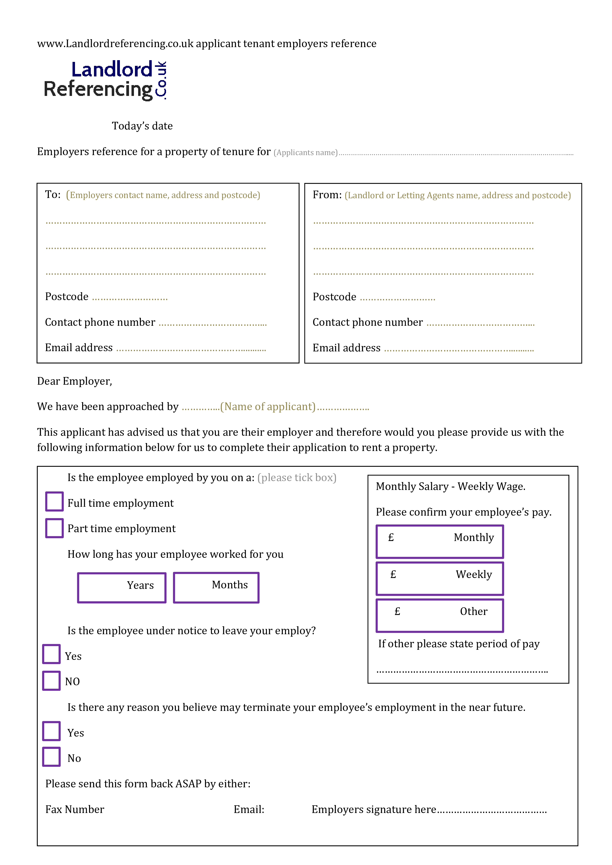 work reference letter for landlord voorbeeld afbeelding 