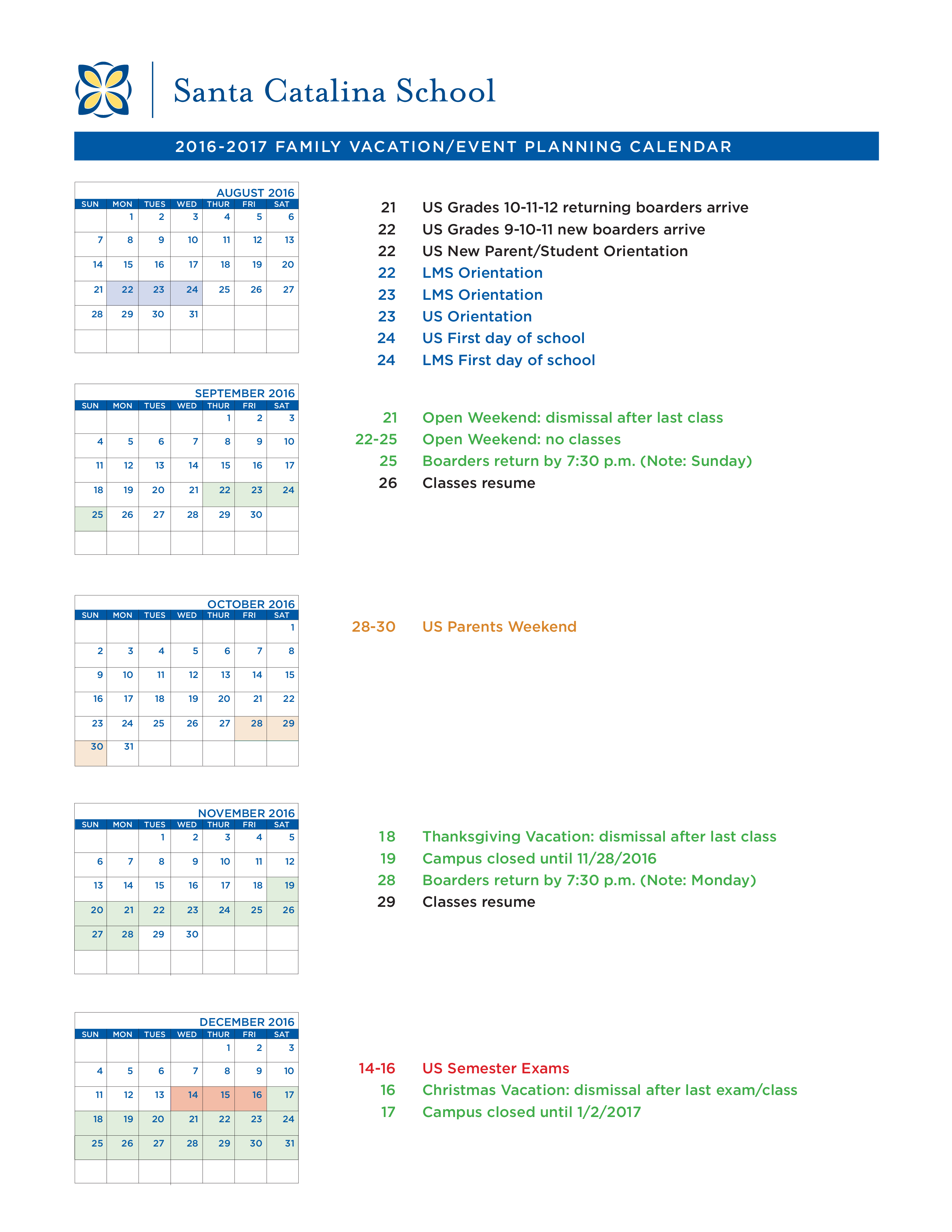 family vacation template